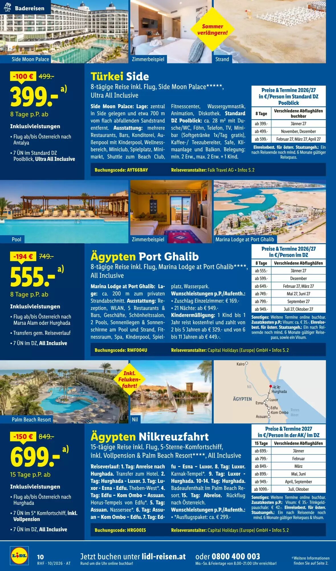 Lidl Reisen Flugblatt (ab 30.09.2026) - Angebote und Prospekt - Seite 10