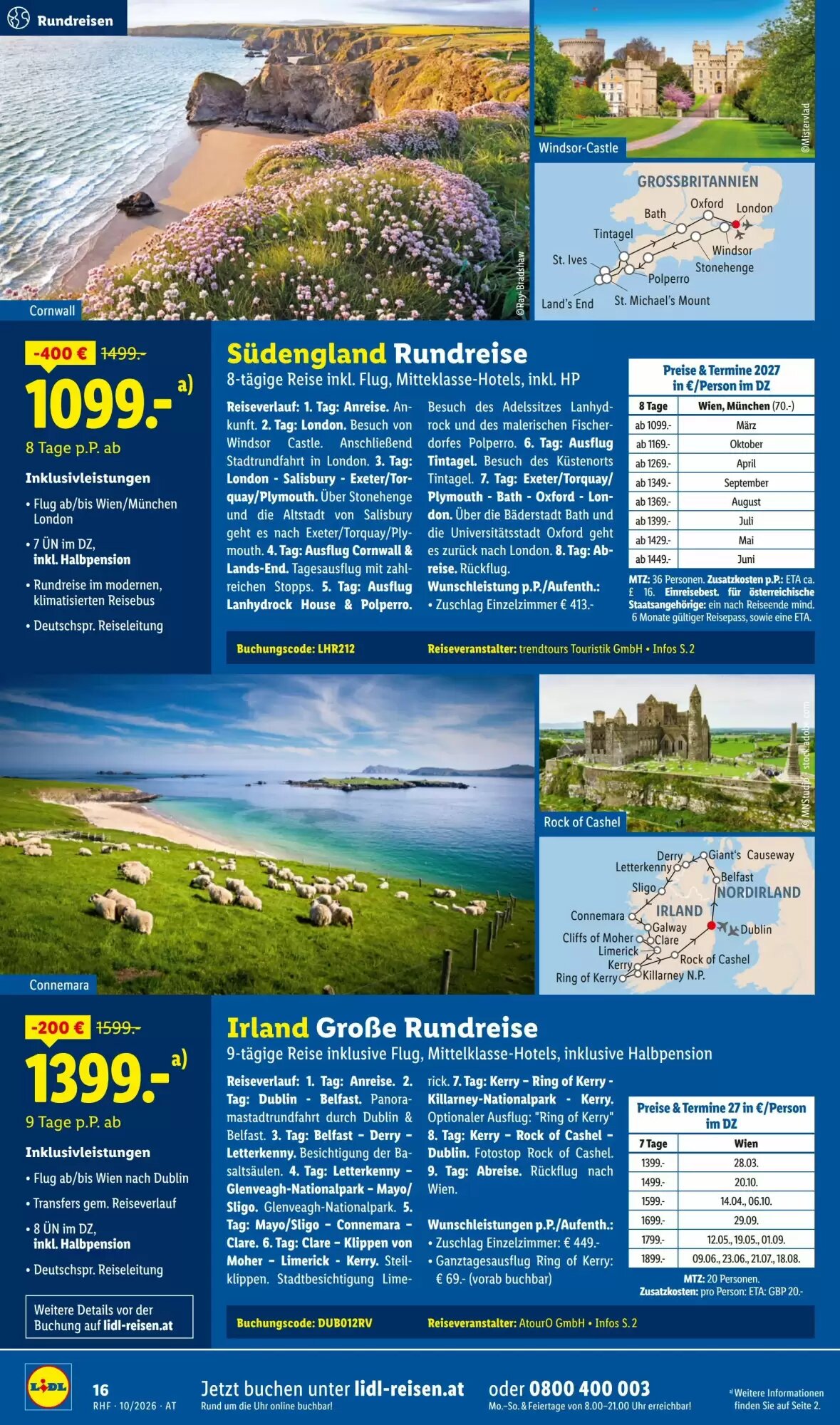 Lidl Reisen Flugblatt (ab 30.09.2026) - Angebote und Prospekt - Seite 16