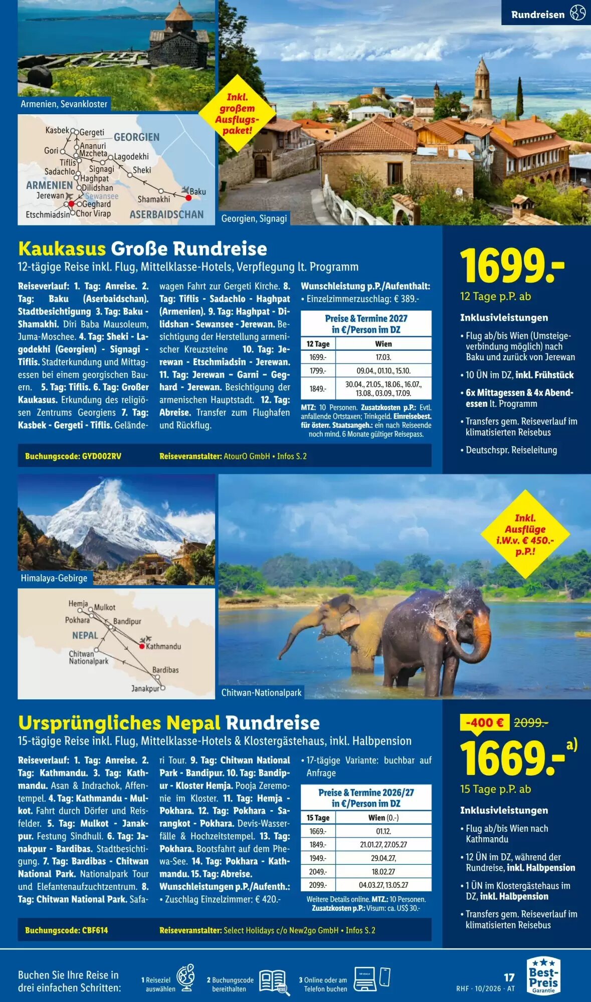Lidl Reisen Flugblatt (ab 30.09.2026) - Angebote und Prospekt - Seite 17