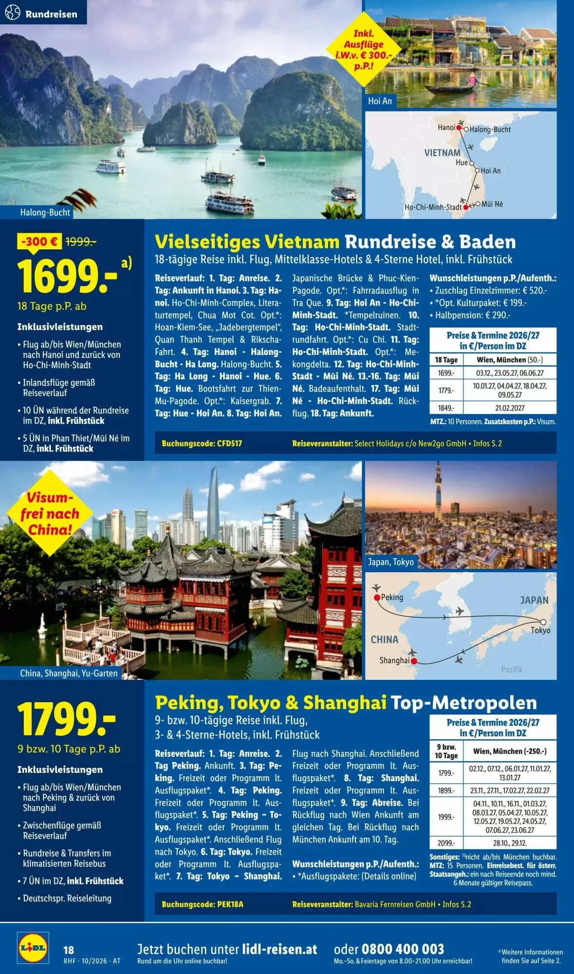 Lidl Reisen Flugblatt (ab 30.09.2026) - Angebote und Prospekt - Seite 18