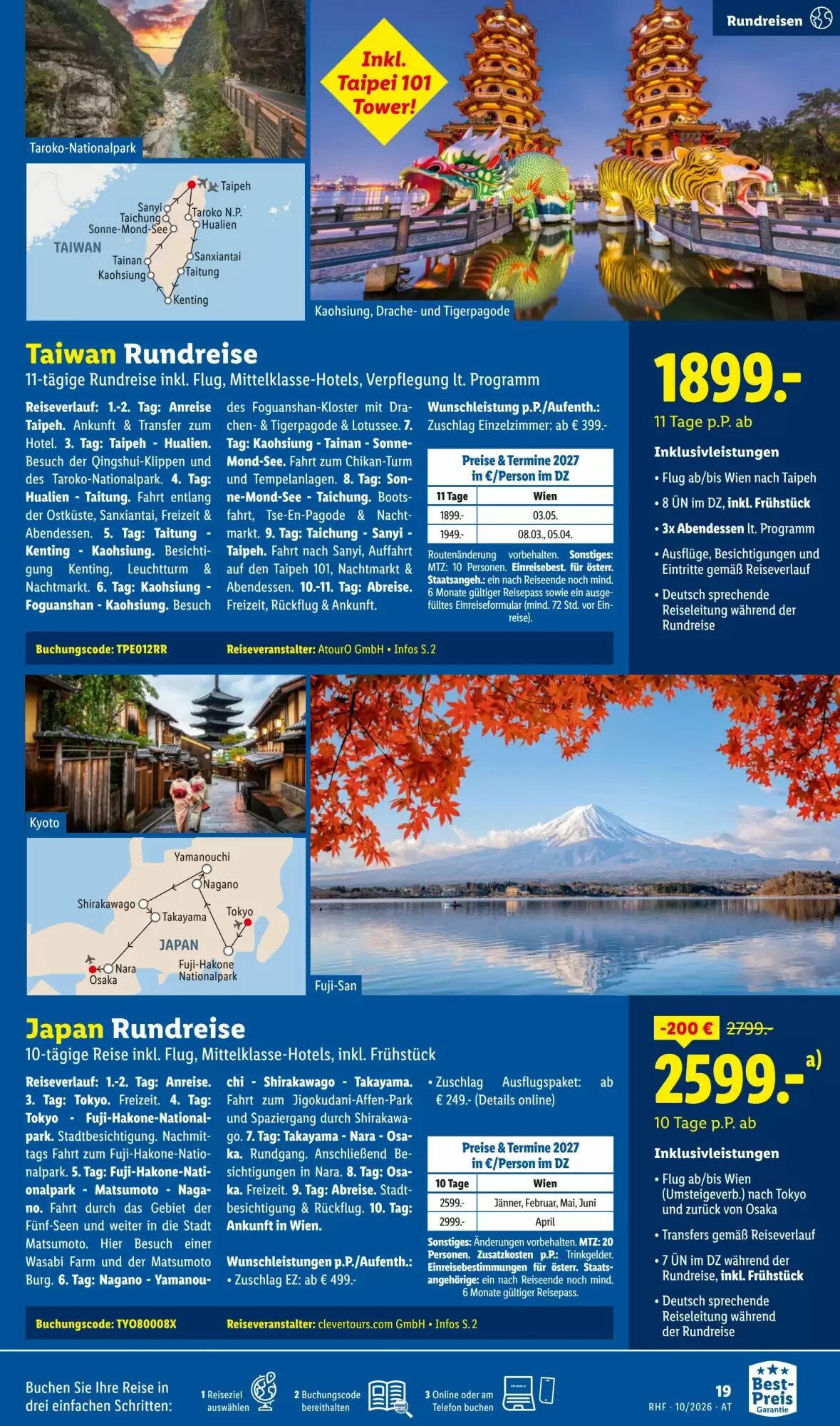 Lidl Reisen Flugblatt (ab 30.09.2026) - Angebote und Prospekt - Seite 19
