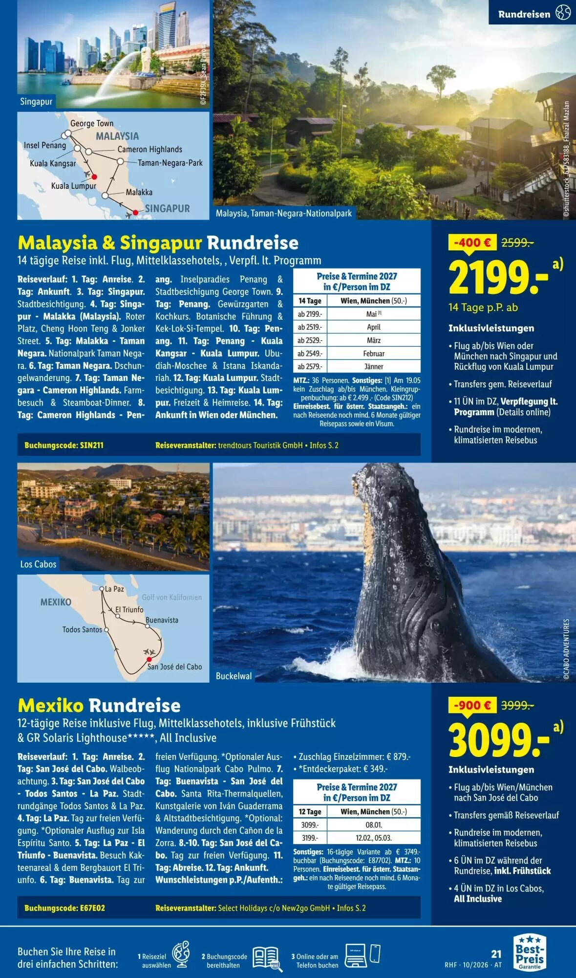 Lidl Reisen Flugblatt (ab 30.09.2026) - Angebote und Prospekt - Seite 21