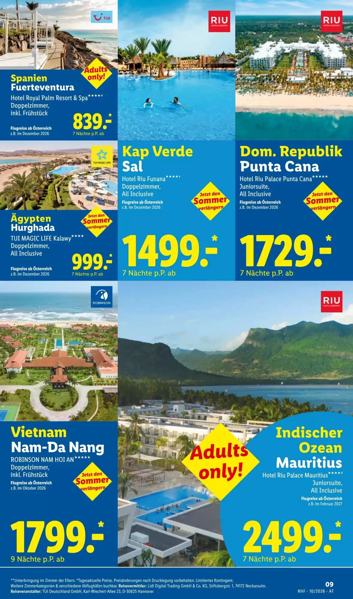 Lidl Reisen Flugblatt (ab 30.09.2026) - Angebote und Prospekt - Seite 9