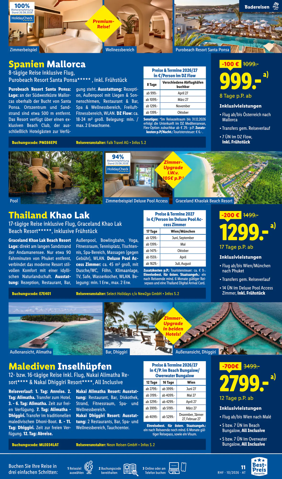 Lidl Reisen Flugblatt (ab 30.09.2026) - Angebote und Prospekt - Seite 11
