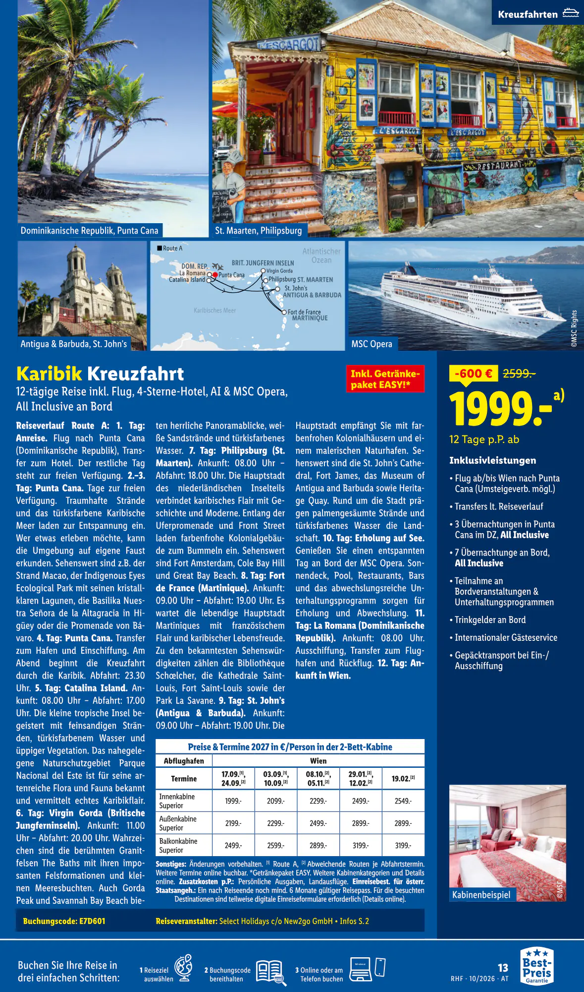 Lidl Reisen Flugblatt (ab 30.09.2026) - Angebote und Prospekt - Seite 13