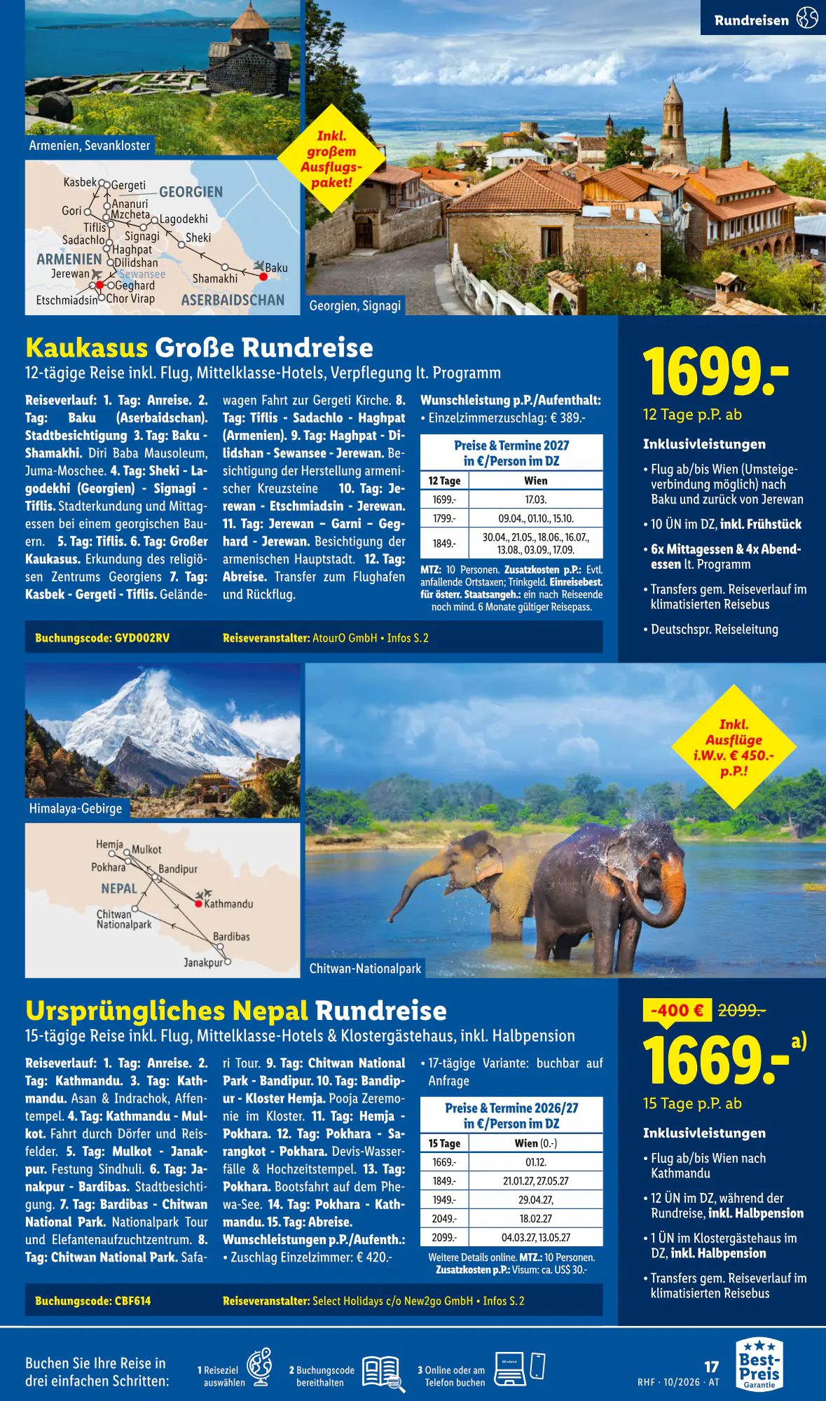 Lidl Reisen Flugblatt (ab 30.09.2026) - Angebote und Prospekt - Seite 17
