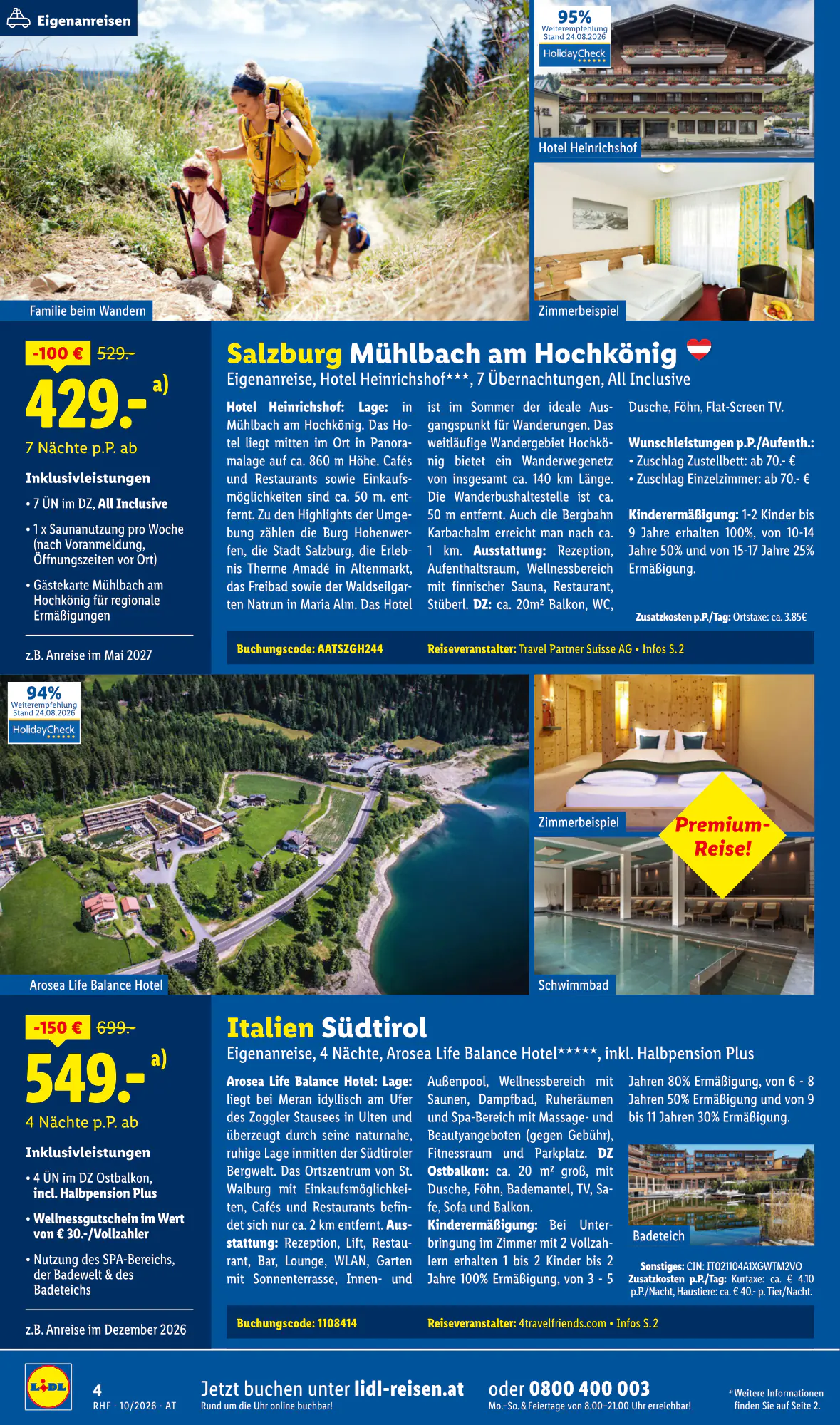 Lidl Reisen Flugblatt (ab 30.09.2026) - Angebote und Prospekt - Seite 4