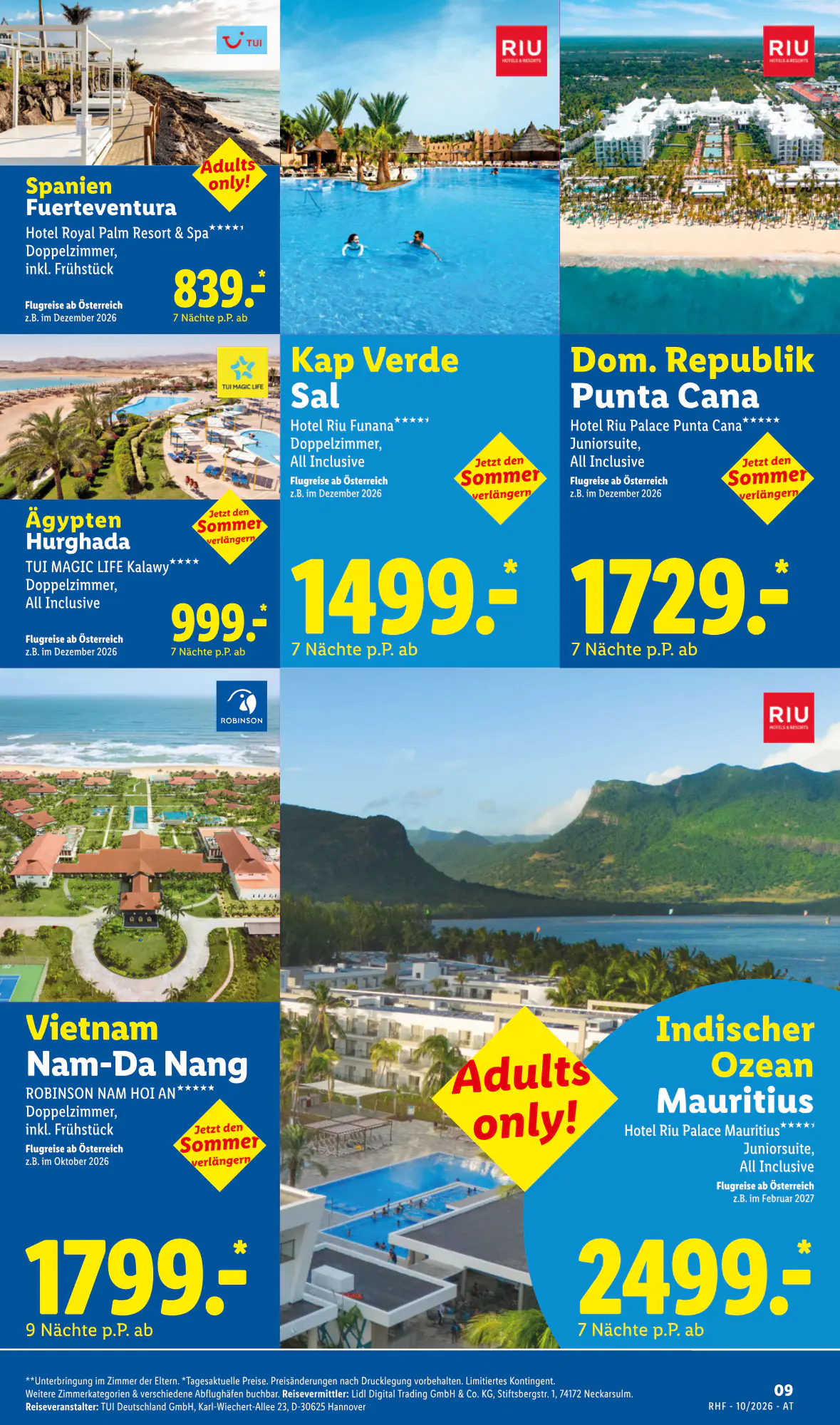 Lidl Reisen Flugblatt (ab 30.09.2026) - Angebote und Prospekt - Seite 9
