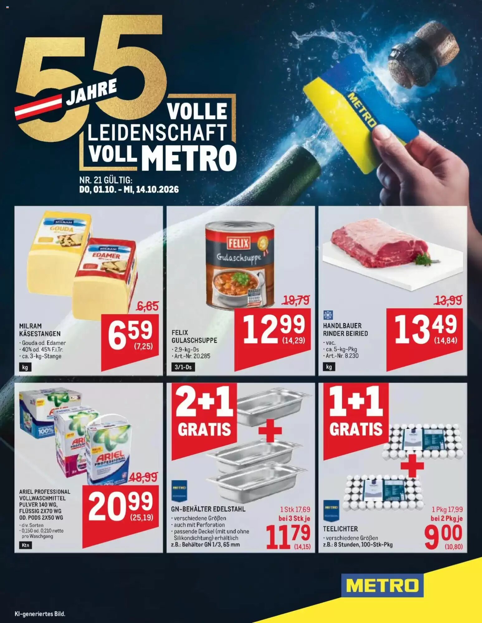 Metro Flugblatt (ab 01.10.2026) - Angebote und Prospekt - Seite 1