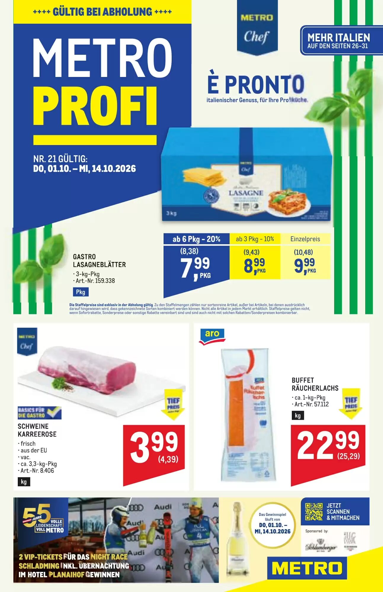 Metro Flugblatt (ab 01.10.2026) - Angebote und Prospekt - Seite 1