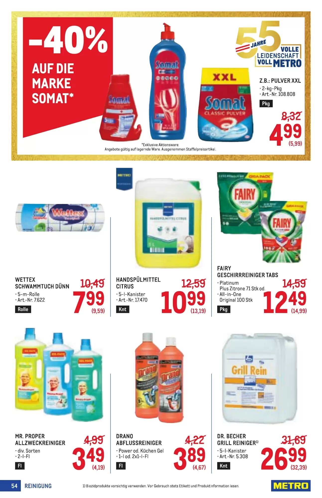 Metro Flugblatt (ab 01.10.2026) - Angebote und Prospekt - Seite 54