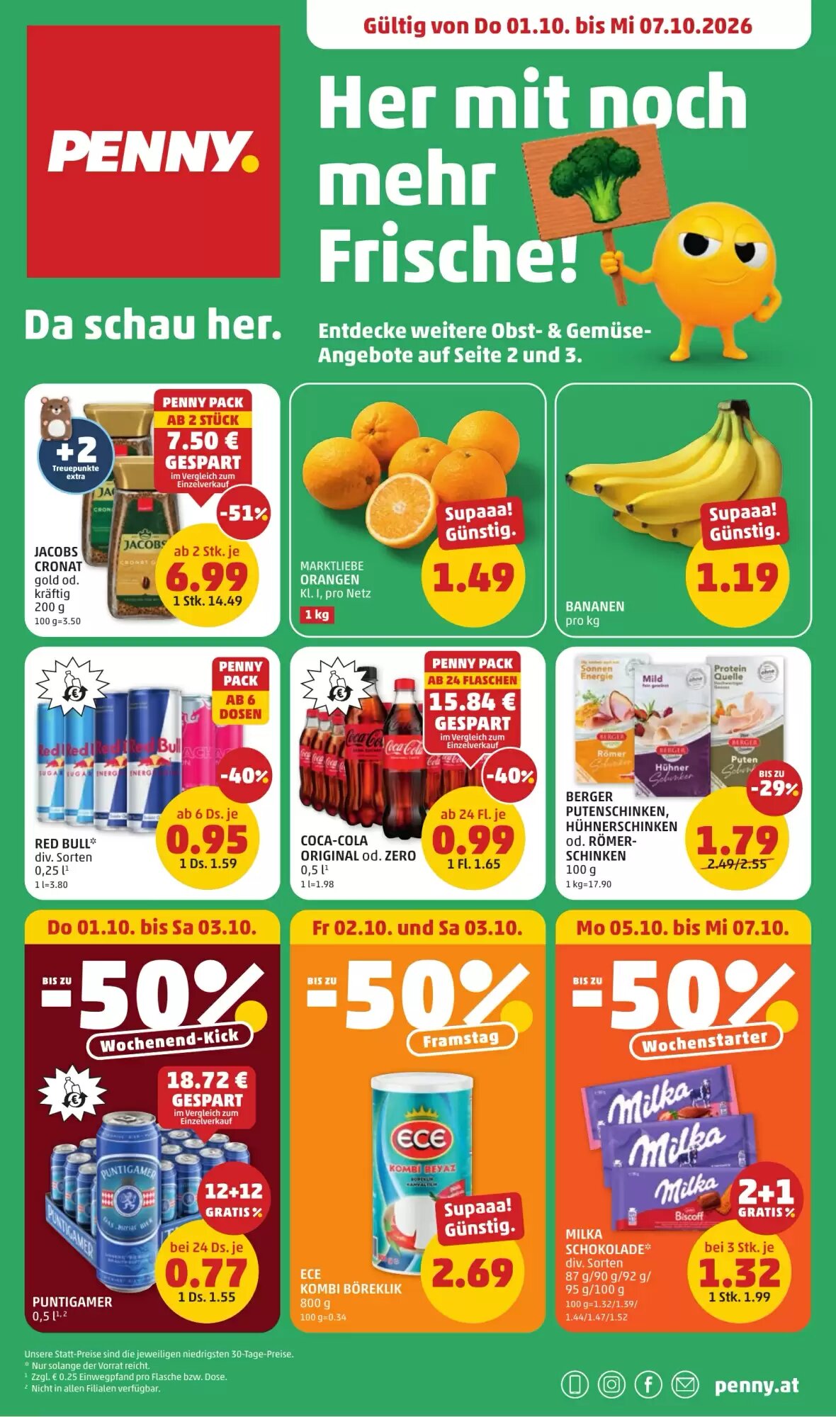 PENNY Flugblatt (ab 01.10.2026) - Angebote und Prospekt - Seite 1