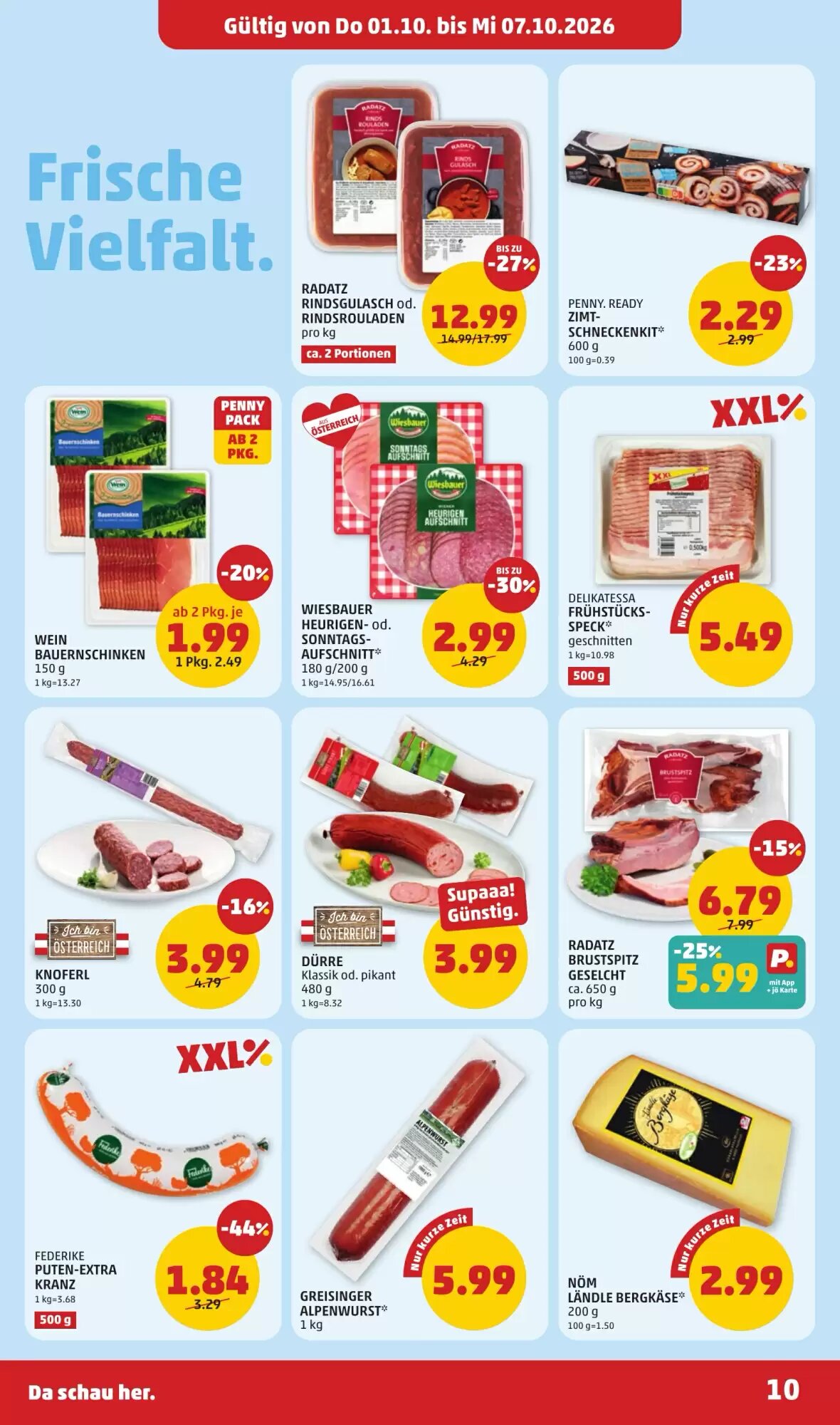 PENNY Flugblatt (ab 01.10.2026) - Angebote und Prospekt - Seite 10