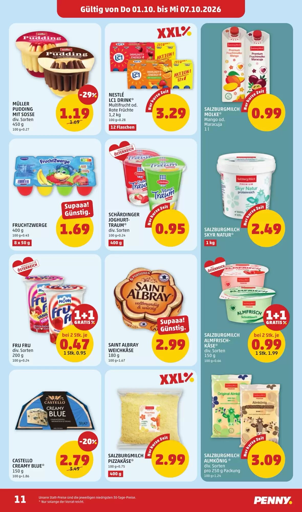 PENNY Flugblatt (ab 01.10.2026) - Angebote und Prospekt - Seite 11
