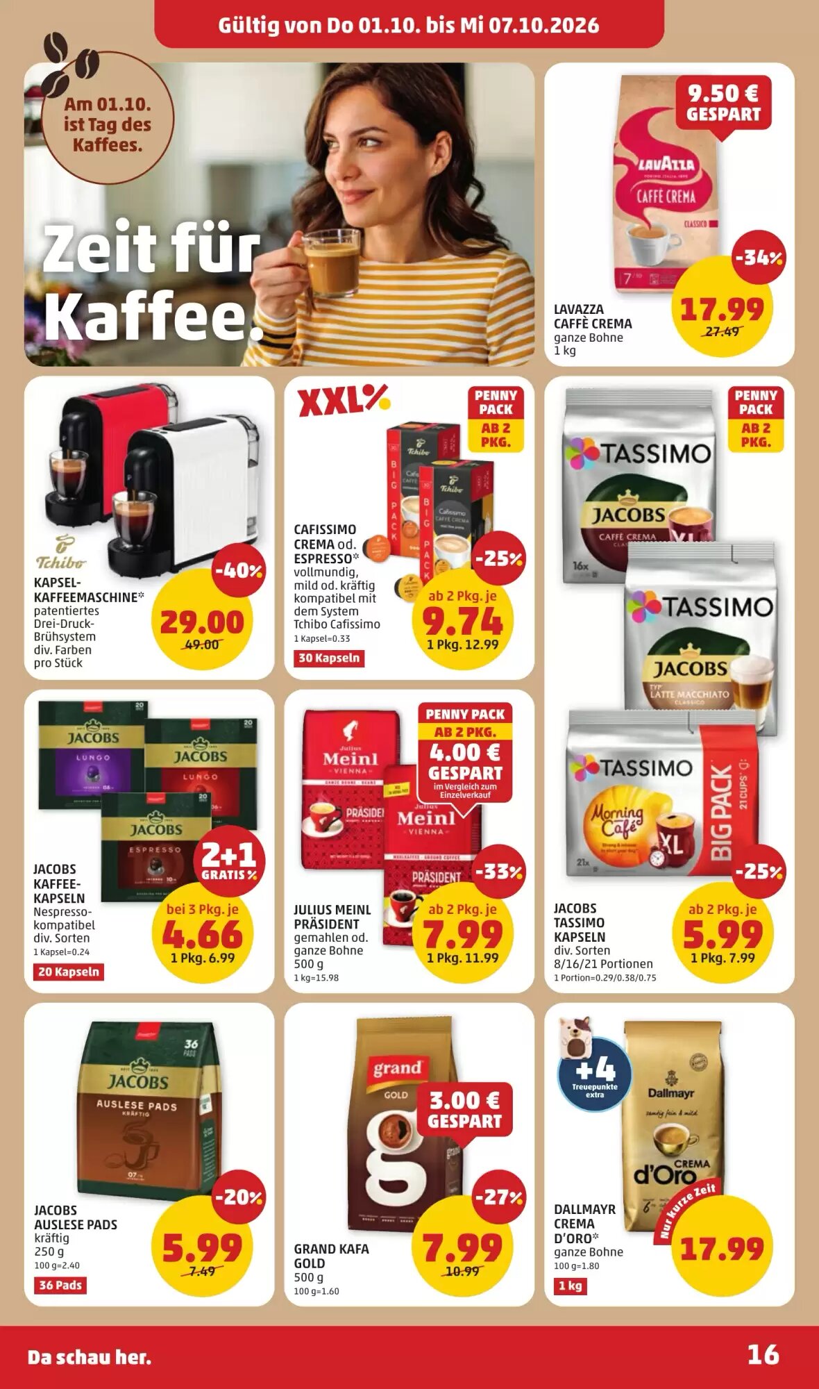 PENNY Flugblatt (ab 01.10.2026) - Angebote und Prospekt - Seite 16