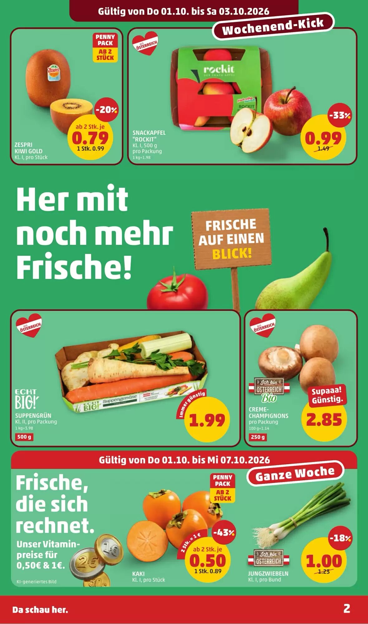 PENNY Flugblatt (ab 01.10.2026) - Angebote und Prospekt - Seite 2