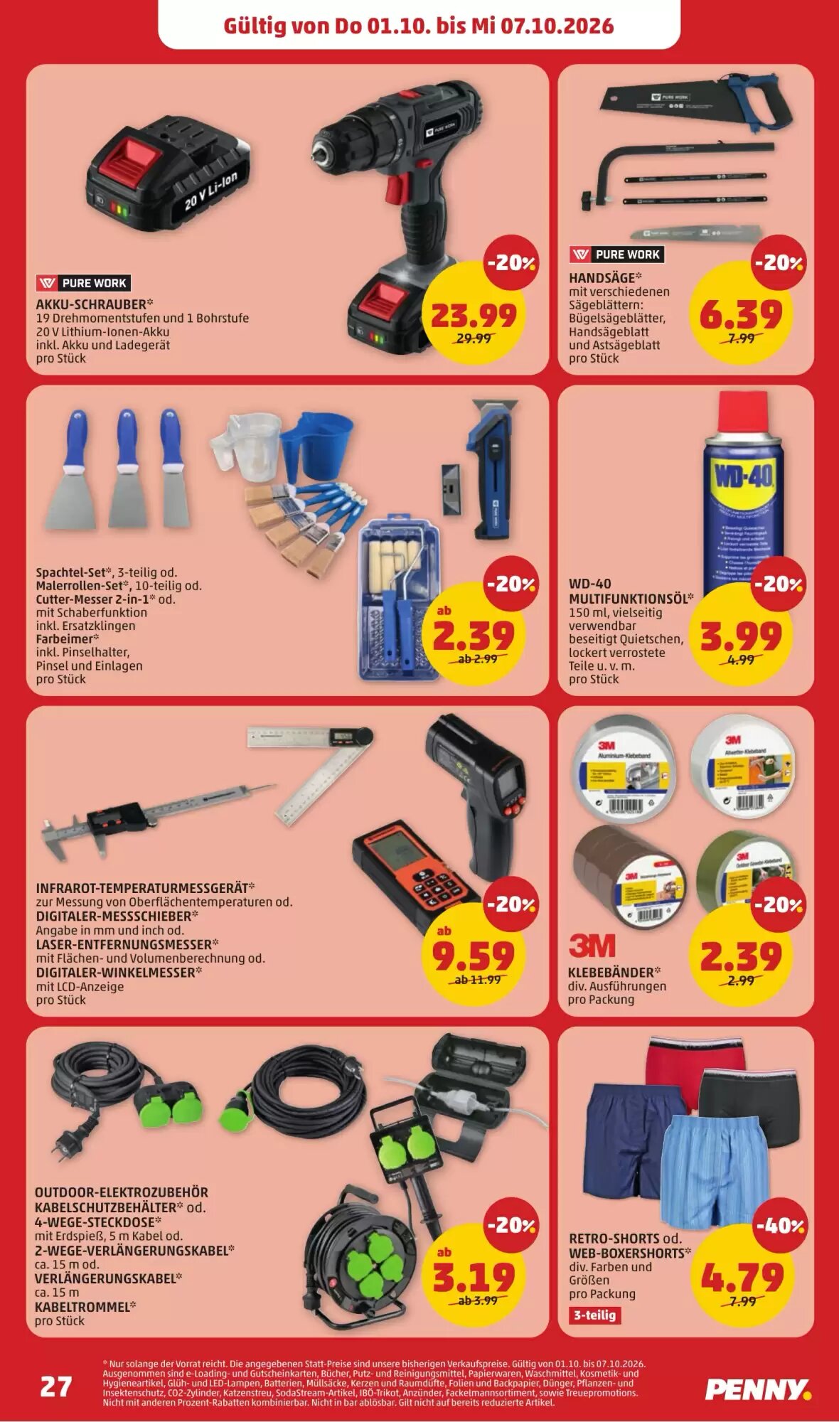 PENNY Flugblatt (ab 01.10.2026) - Angebote und Prospekt - Seite 27