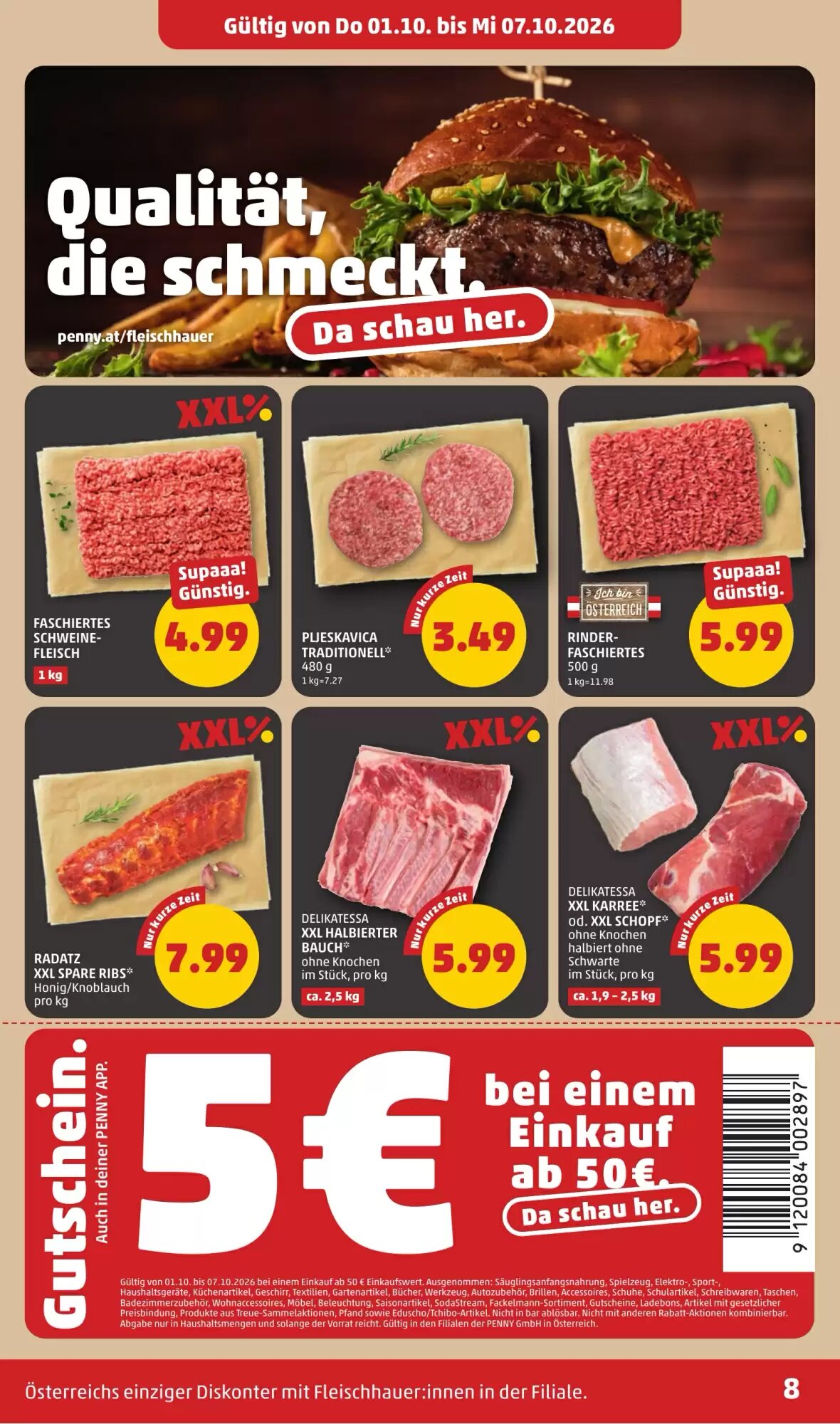 PENNY Flugblatt (ab 01.10.2026) - Angebote und Prospekt - Seite 8