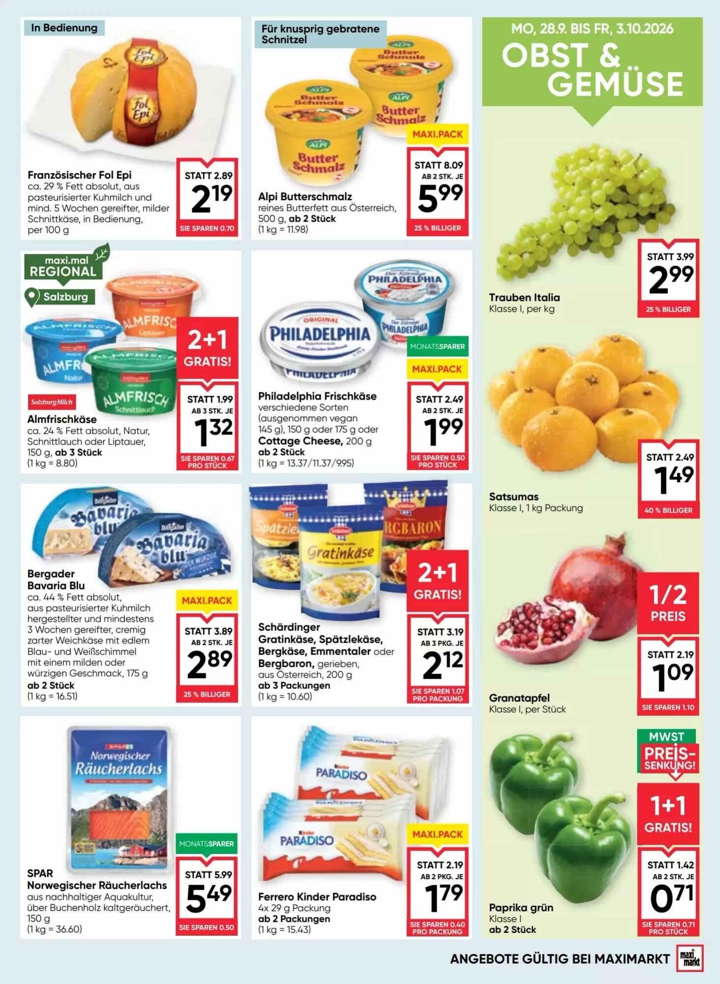 Maximarkt Flugblatt (ab 01.10.2026) - Angebote und Prospekt - Seite 9