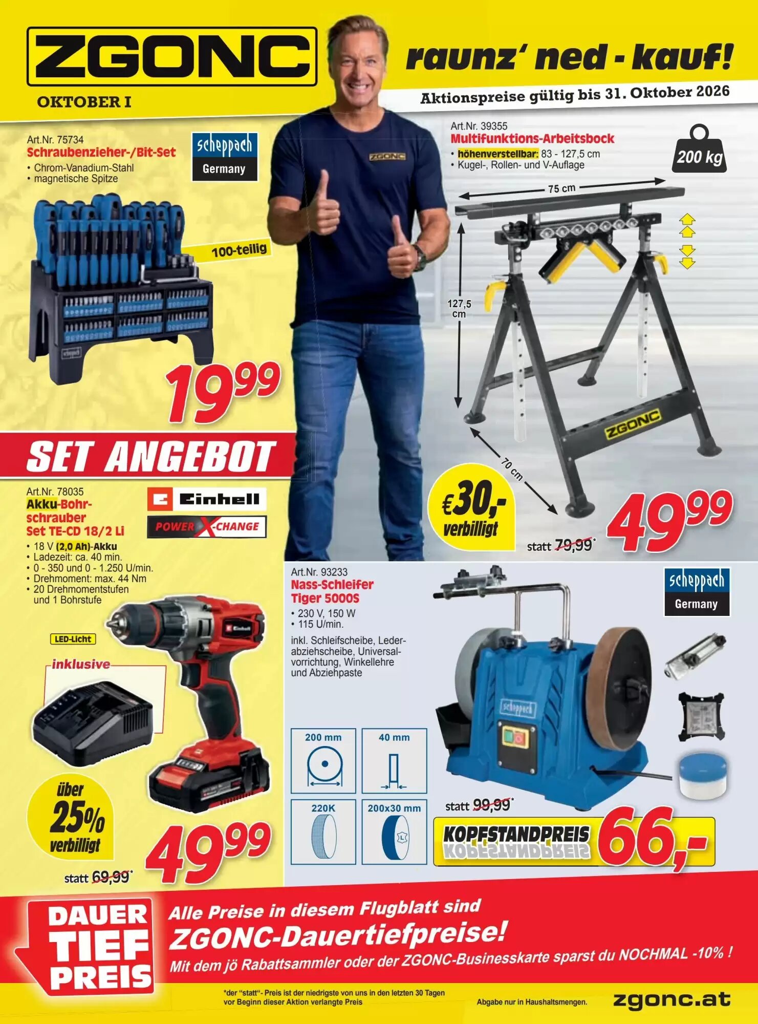 Zgonc Flugblatt (ab 01.10.2026) - Angebote und Prospekt - Seite 1