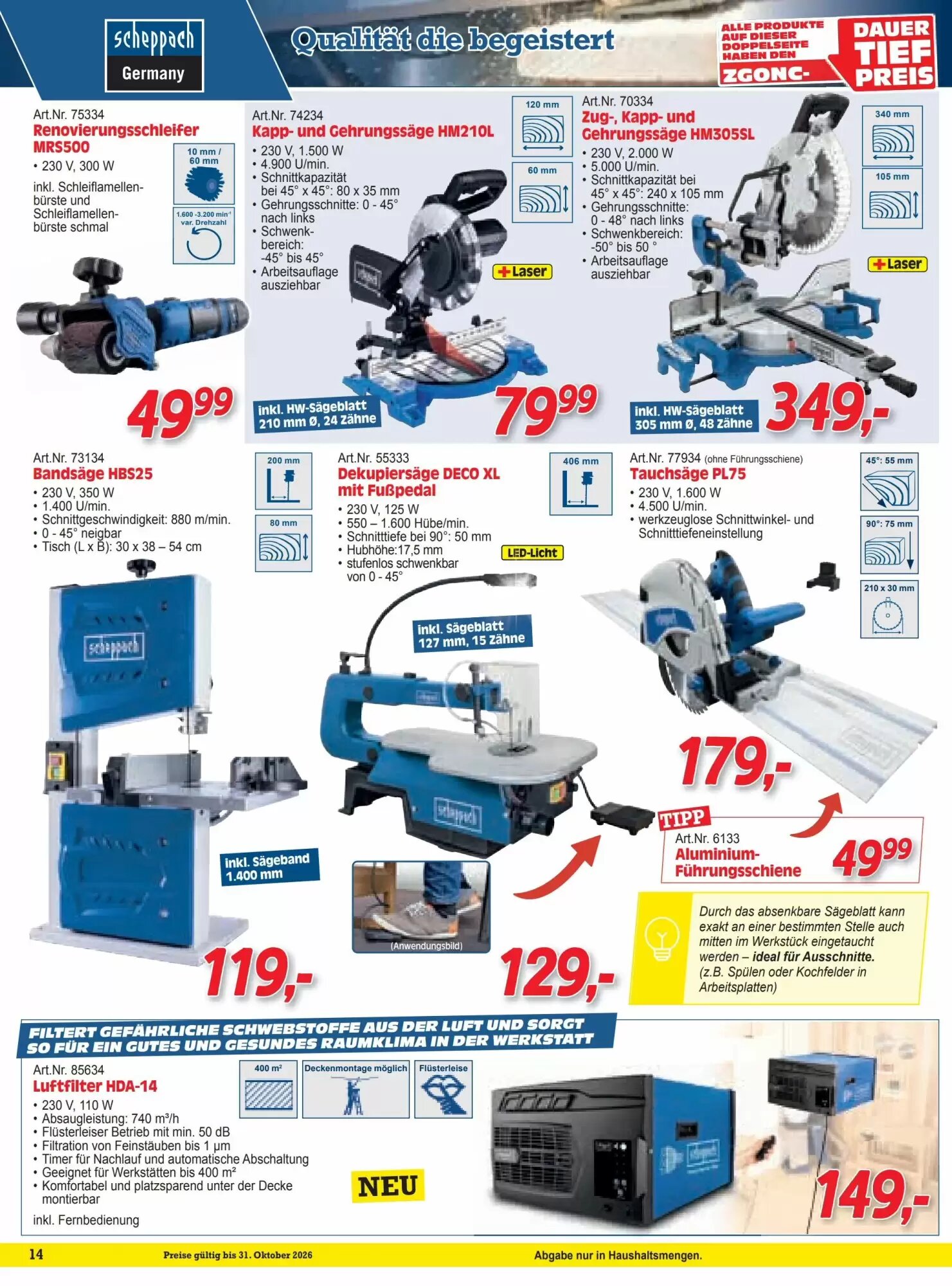 Zgonc Flugblatt (ab 01.10.2026) - Angebote und Prospekt - Seite 14
