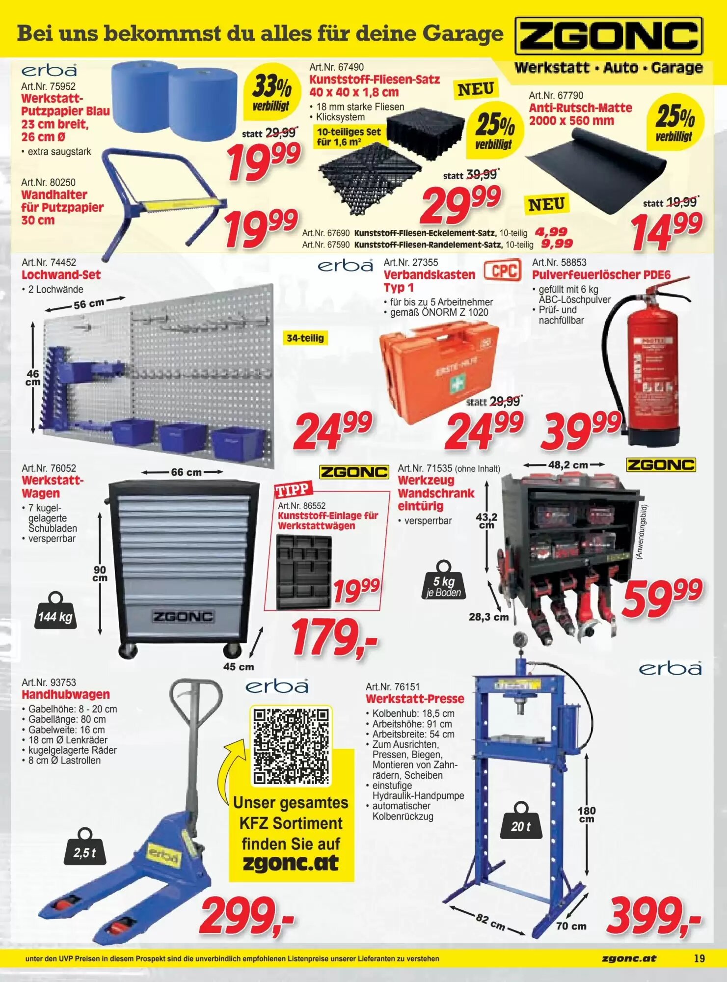 Zgonc Flugblatt (ab 01.10.2026) - Angebote und Prospekt - Seite 19