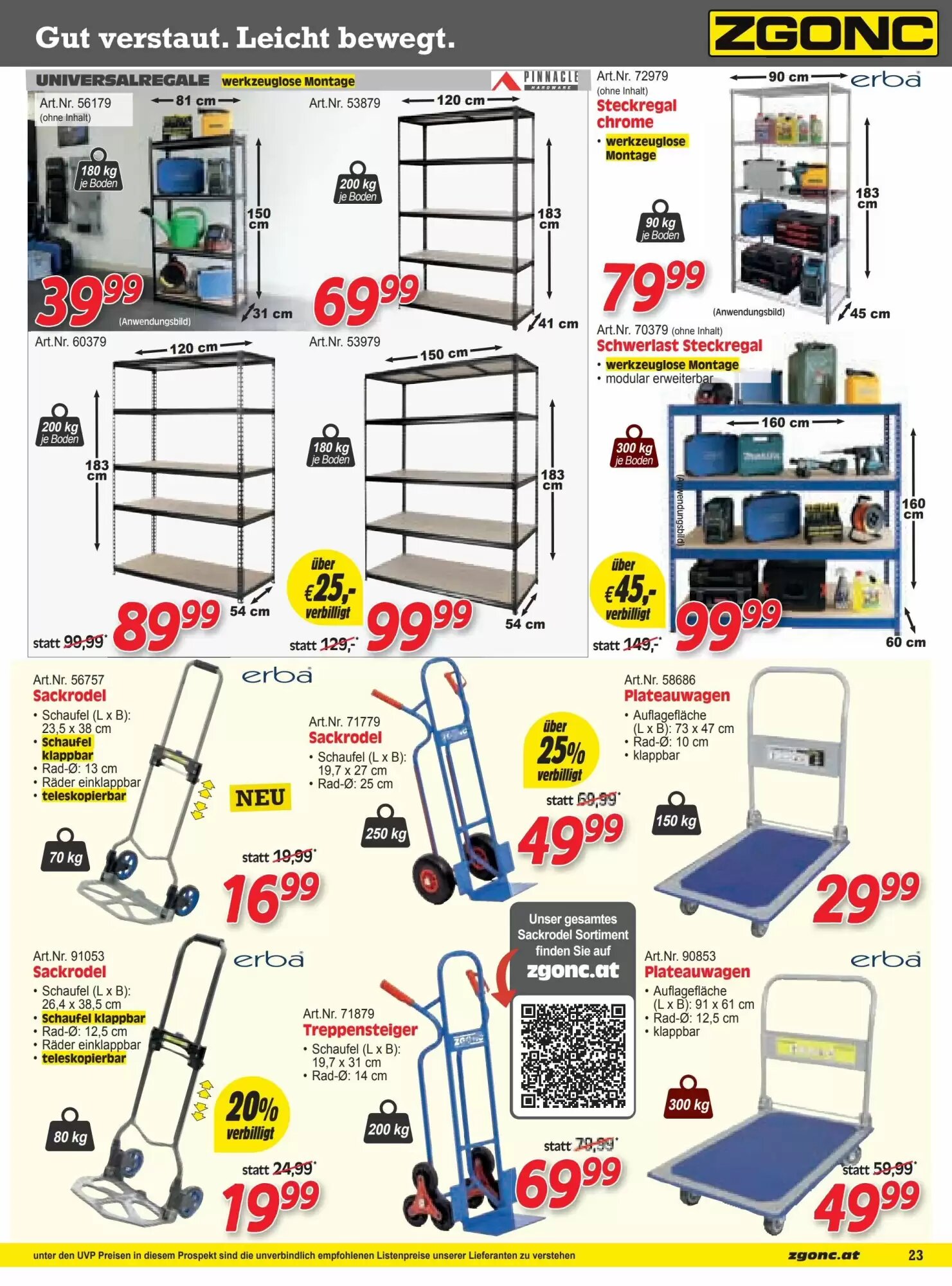 Zgonc Flugblatt (ab 01.10.2026) - Angebote und Prospekt - Seite 23