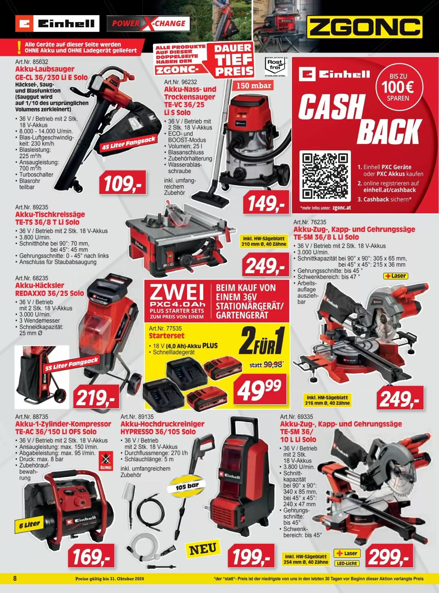 Zgonc Flugblatt (ab 01.10.2026) - Angebote und Prospekt - Seite 8