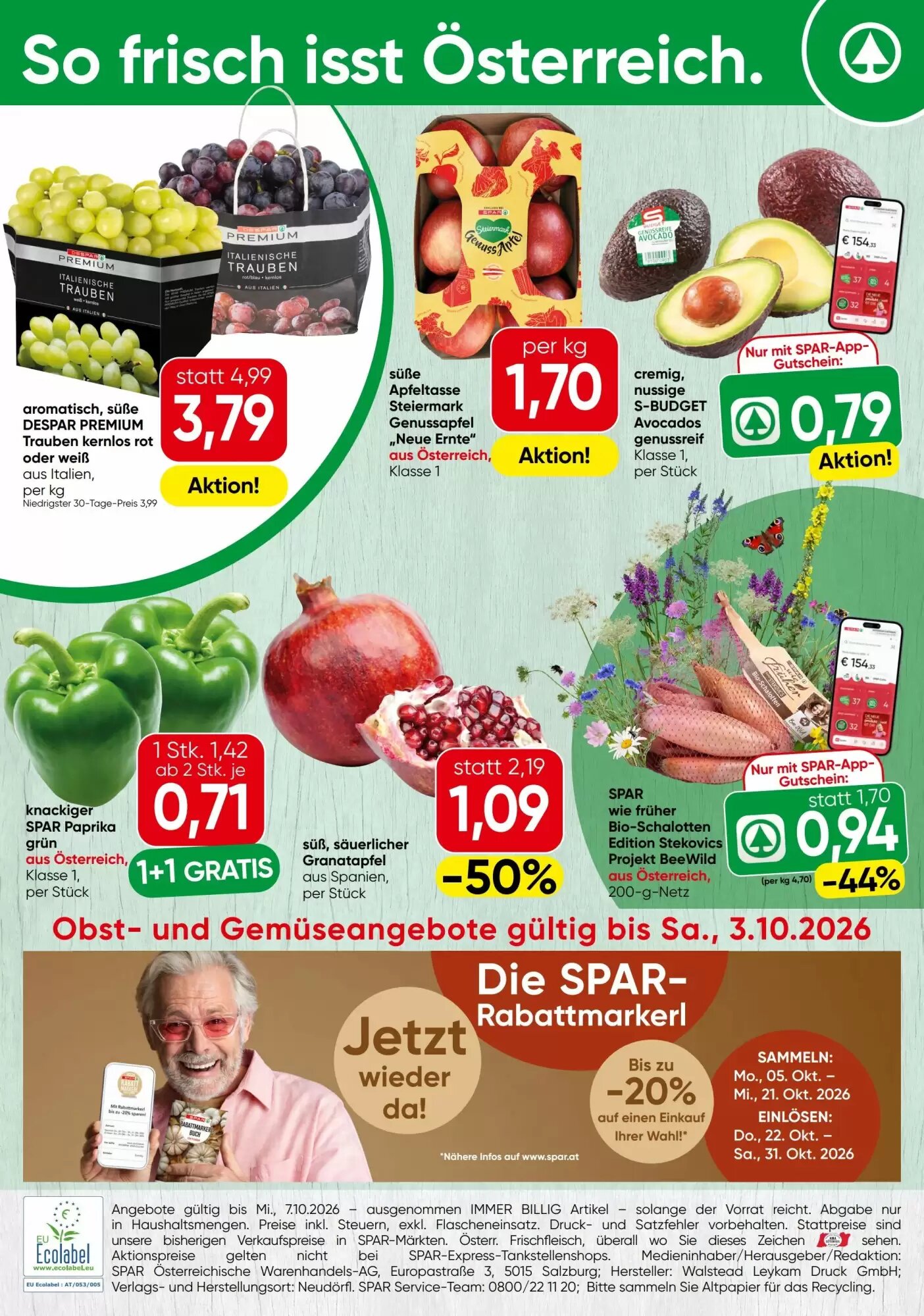 Spar Flugblatt (ab 01.10.2026) - Angebote und Prospekt - Seite 16