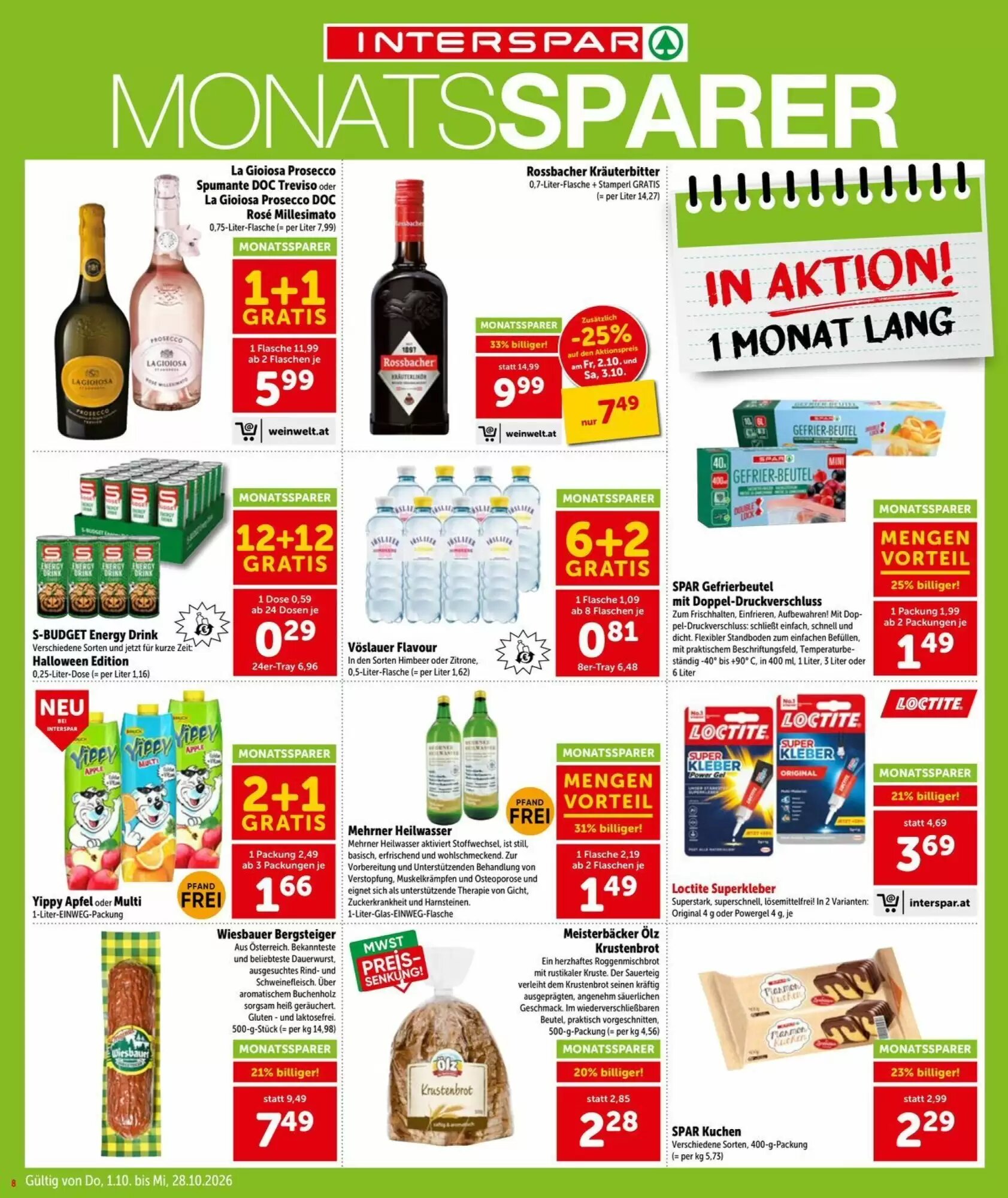 Interspar Flugblatt (ab 01.10.2026) - Angebote und Prospekt - Seite 8