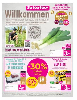 Sutterlüty Flugblatt (ab 01.10.2026) - Angebote und Prospekt