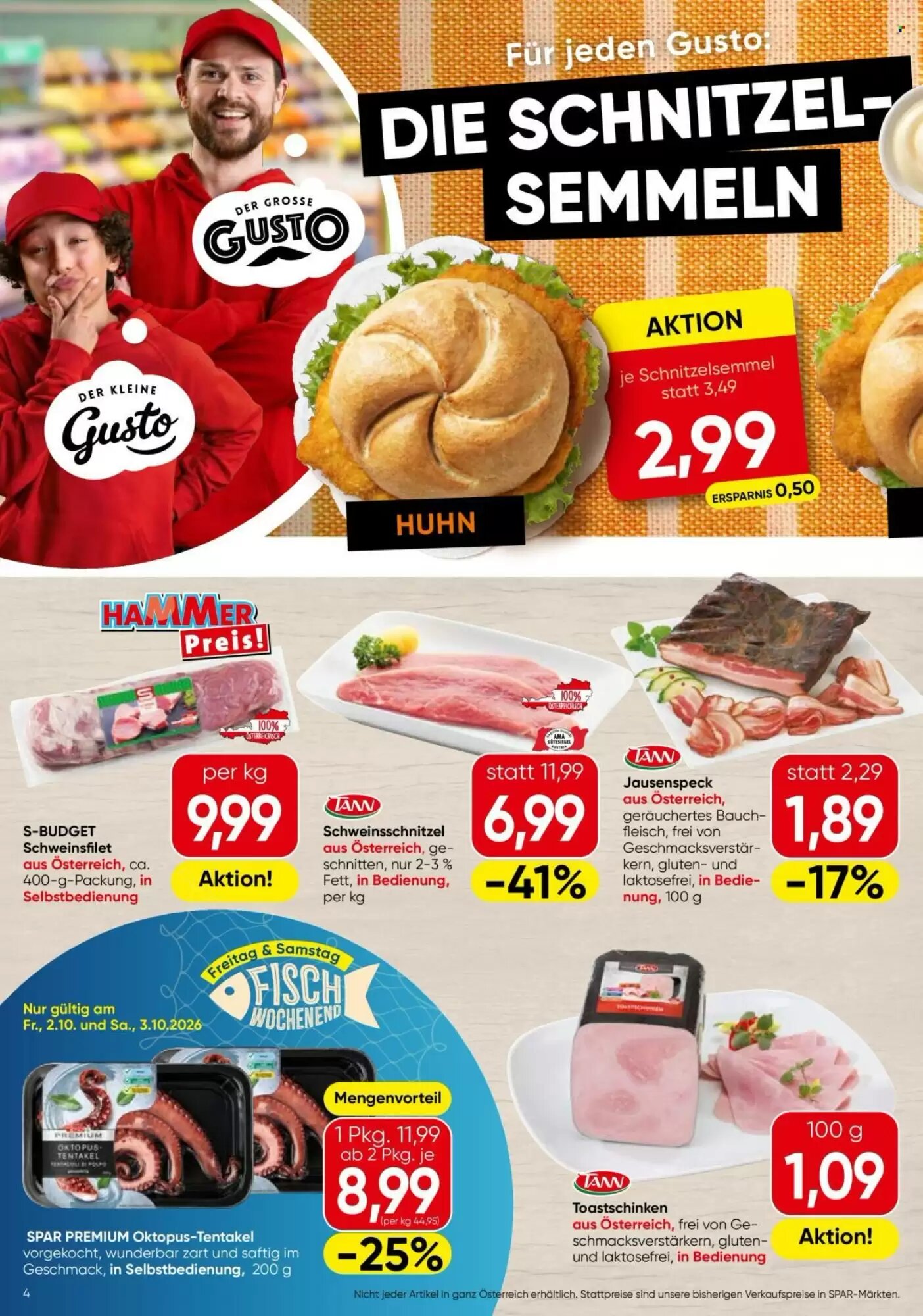 Eurospar Flugblatt (ab 01.10.2026) - Angebote und Prospekt - Seite 4