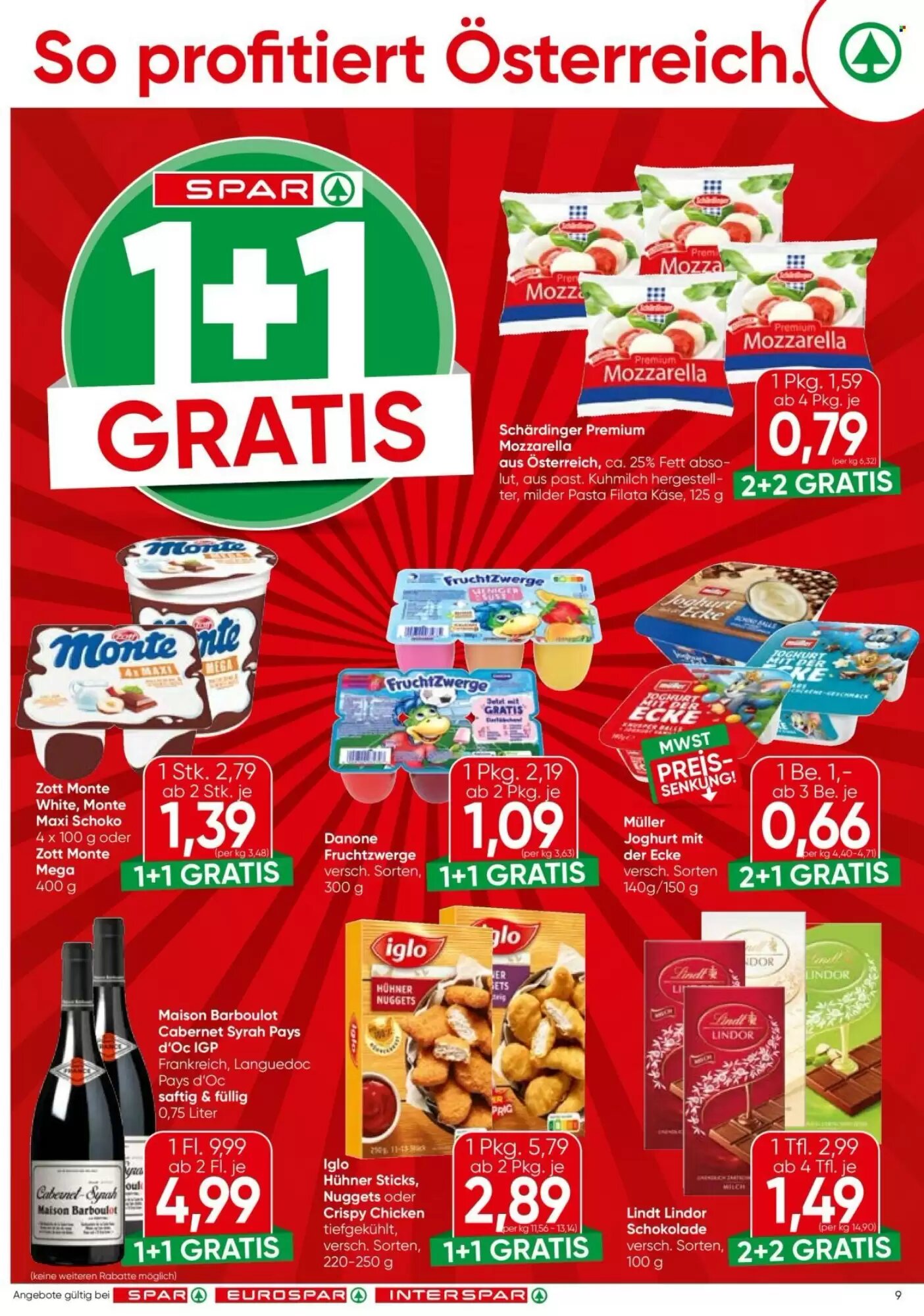 Eurospar Flugblatt (ab 01.10.2026) - Angebote und Prospekt - Seite 9