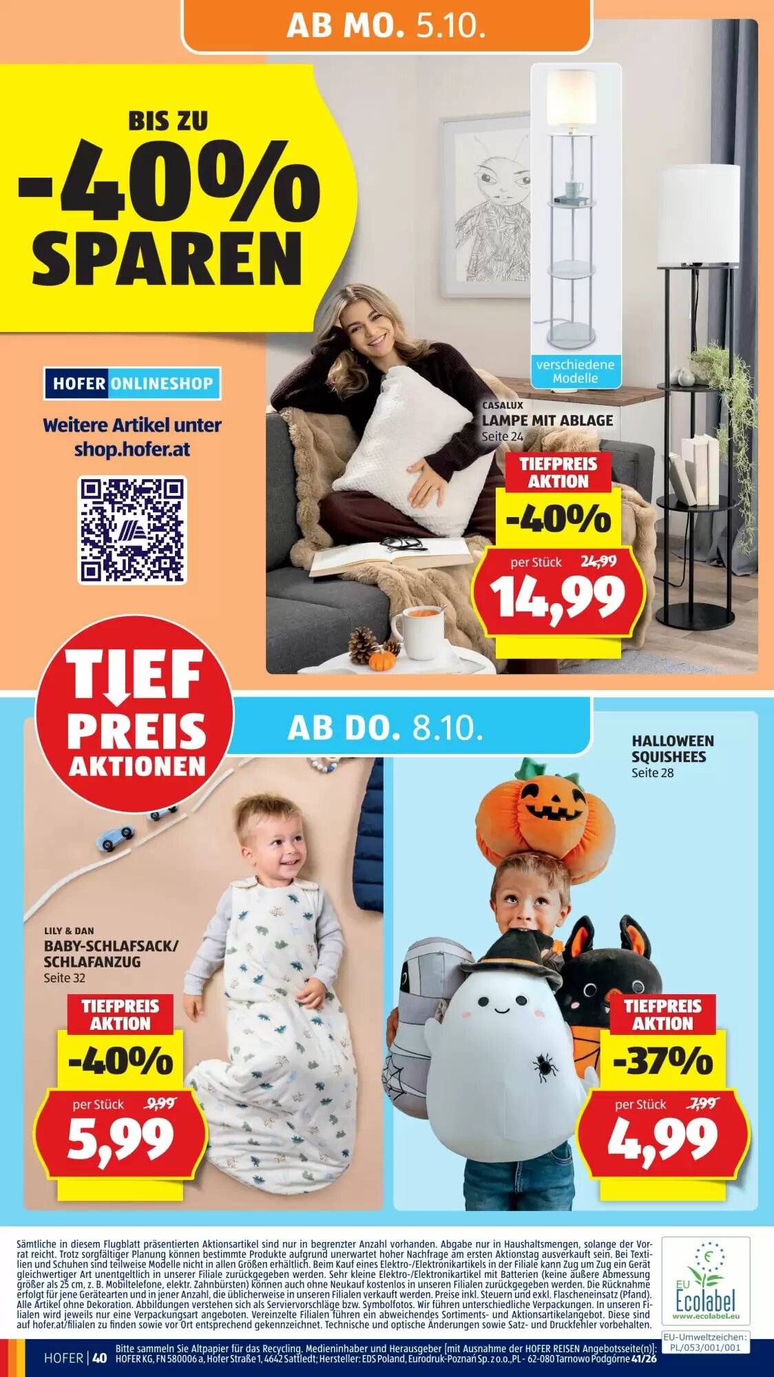 Hofer Flugblatt (ab 02.10.2026) - Angebote und Prospekt - Seite 50
