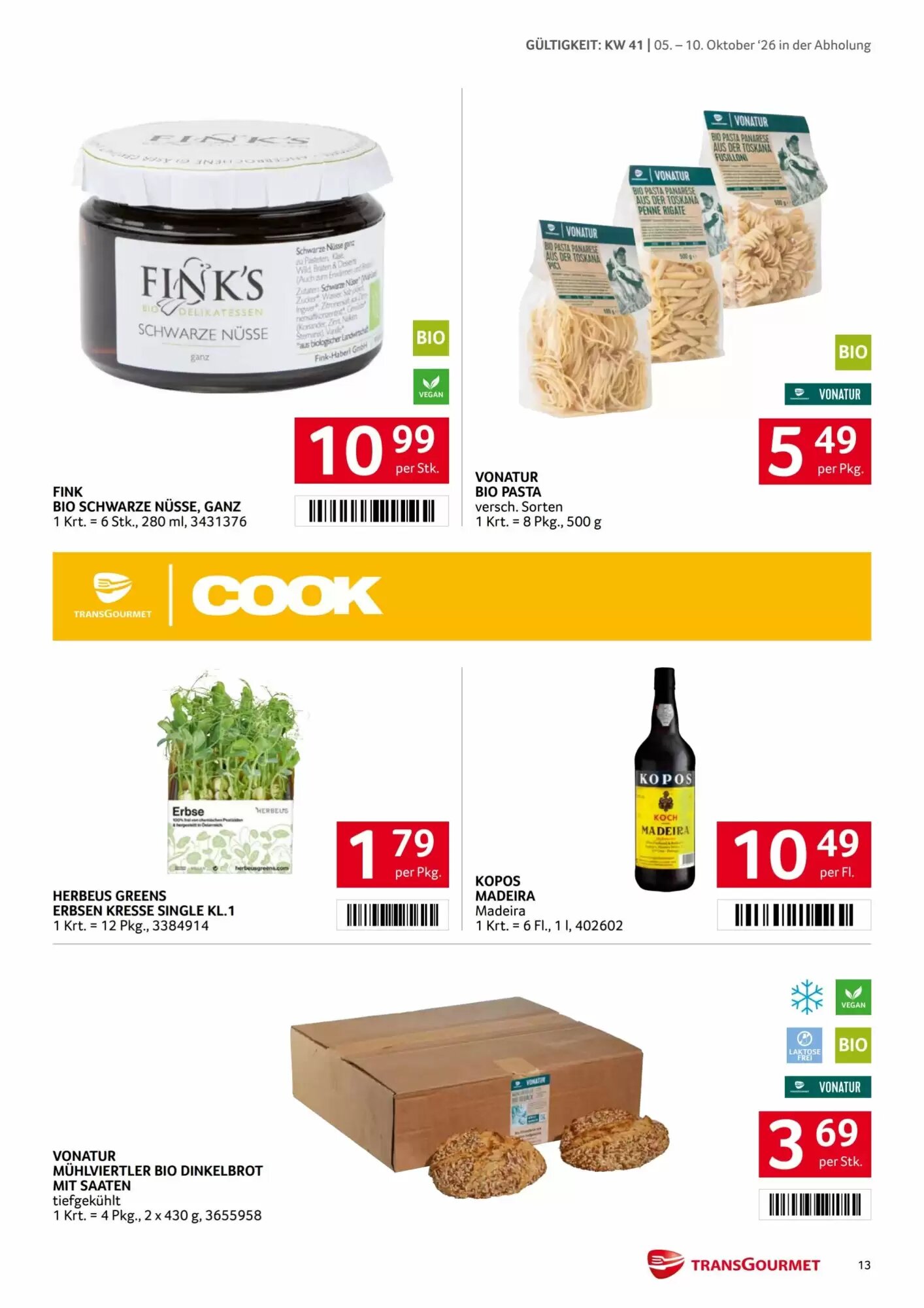 Transgourmet Flugblatt (ab 05.10.2026) - Angebote und Prospekt - Seite 13