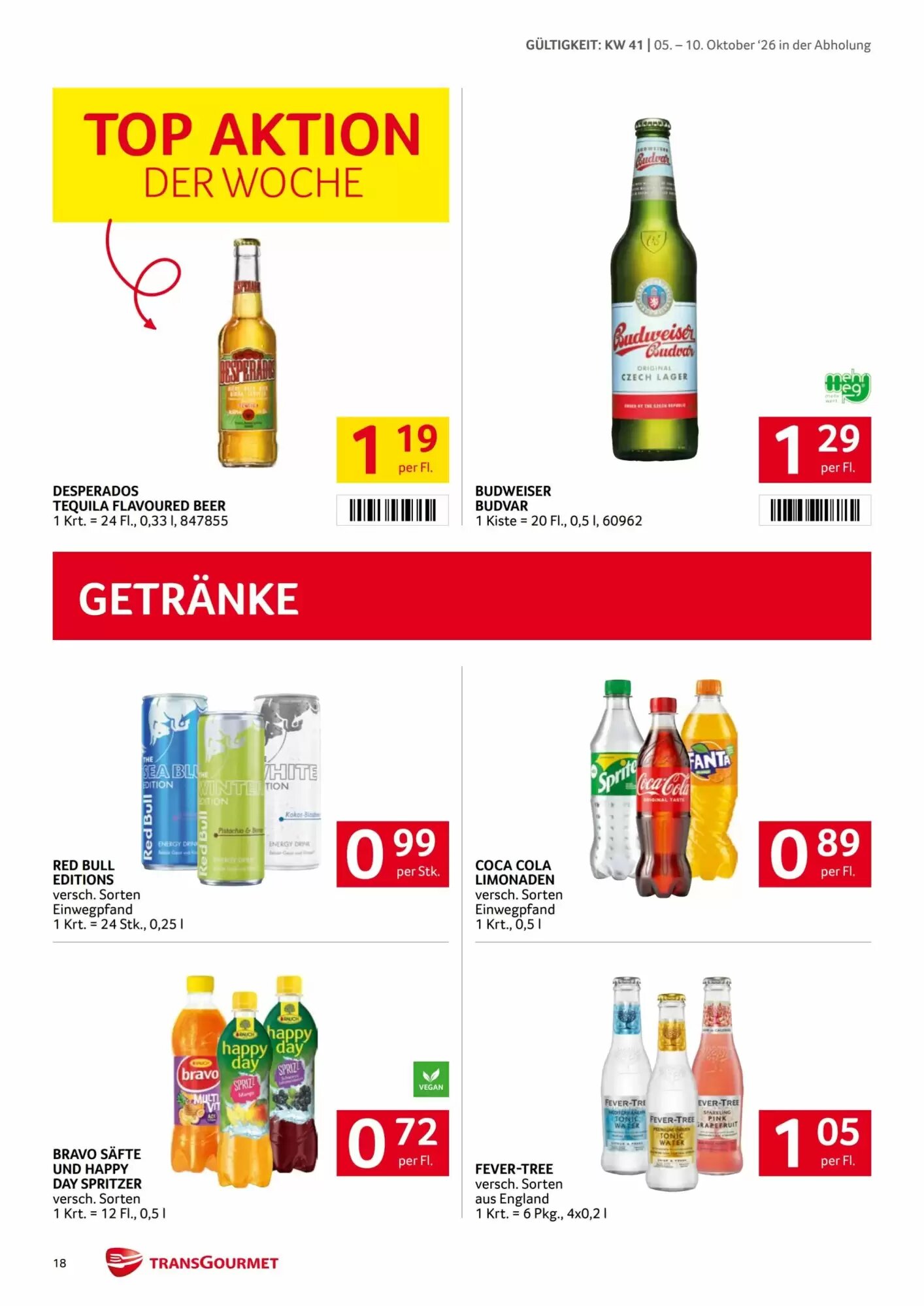 Transgourmet Flugblatt (ab 05.10.2026) - Angebote und Prospekt - Seite 18