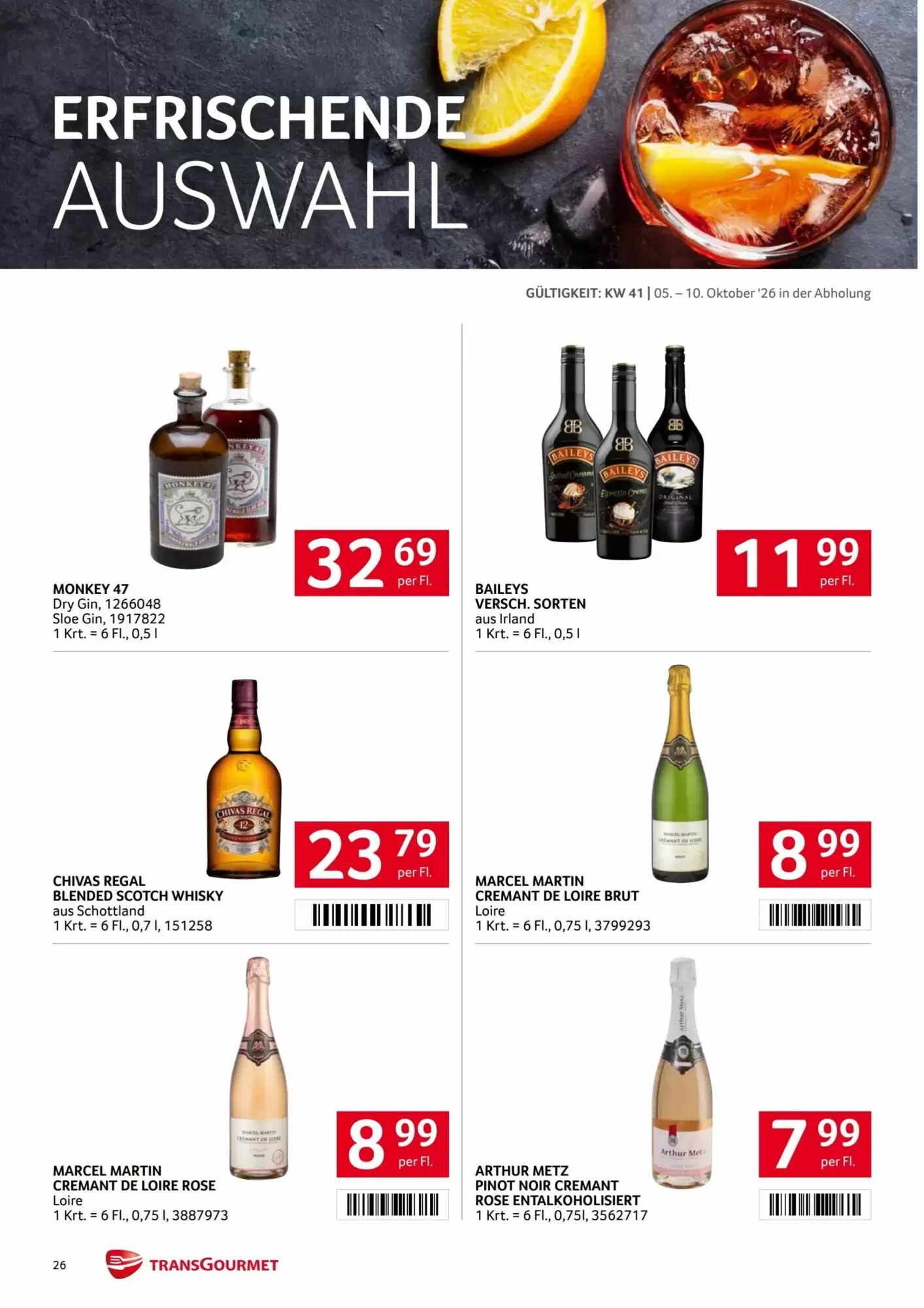 Transgourmet Flugblatt (ab 05.10.2026) - Angebote und Prospekt - Seite 26