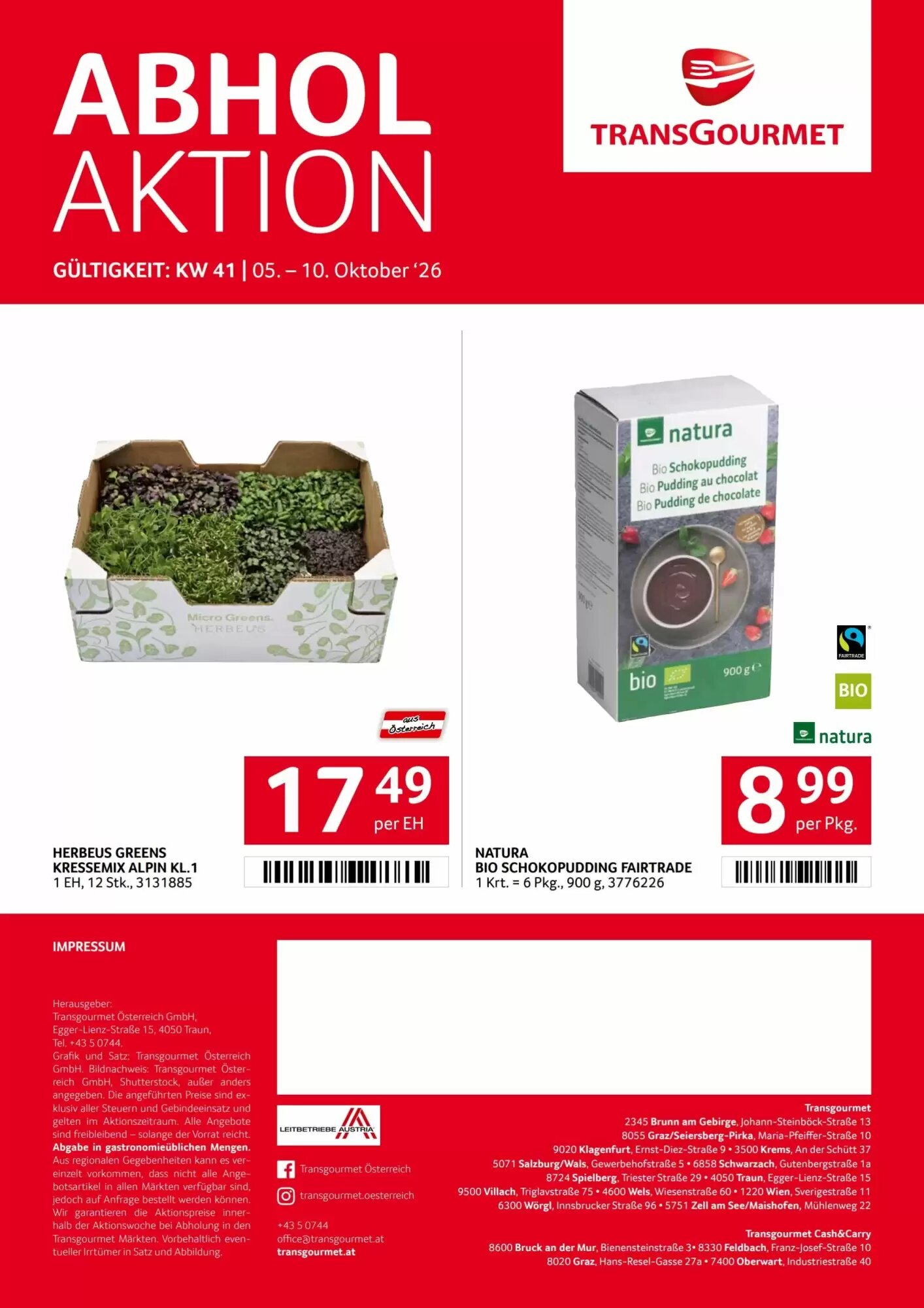 Transgourmet Flugblatt (ab 05.10.2026) - Angebote und Prospekt - Seite 28