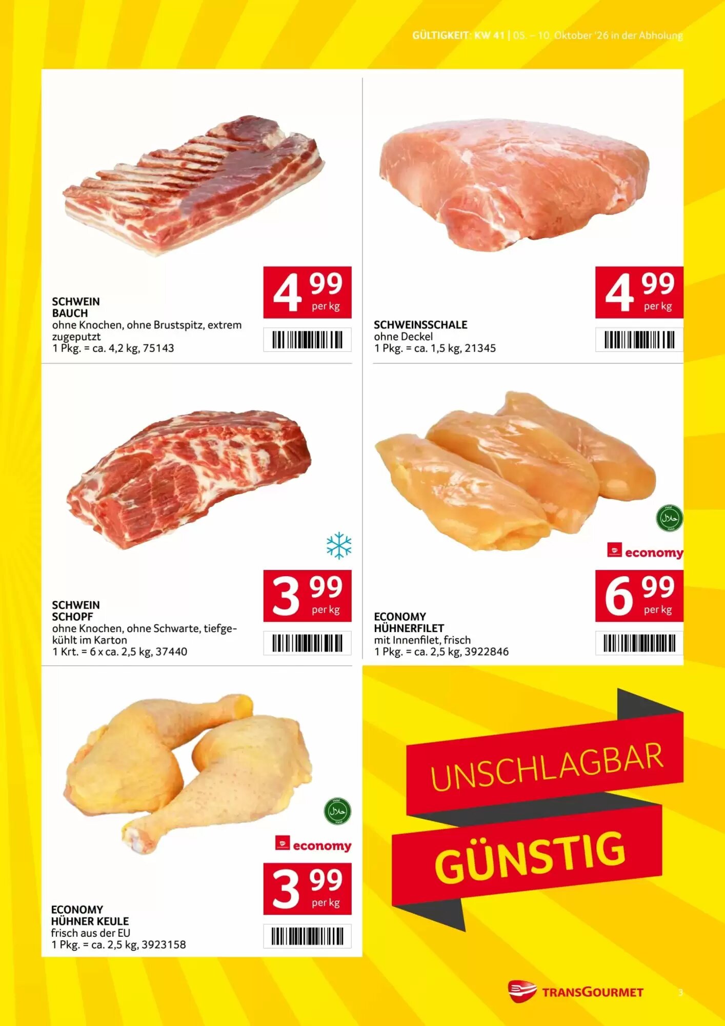 Transgourmet Flugblatt (ab 05.10.2026) - Angebote und Prospekt - Seite 3