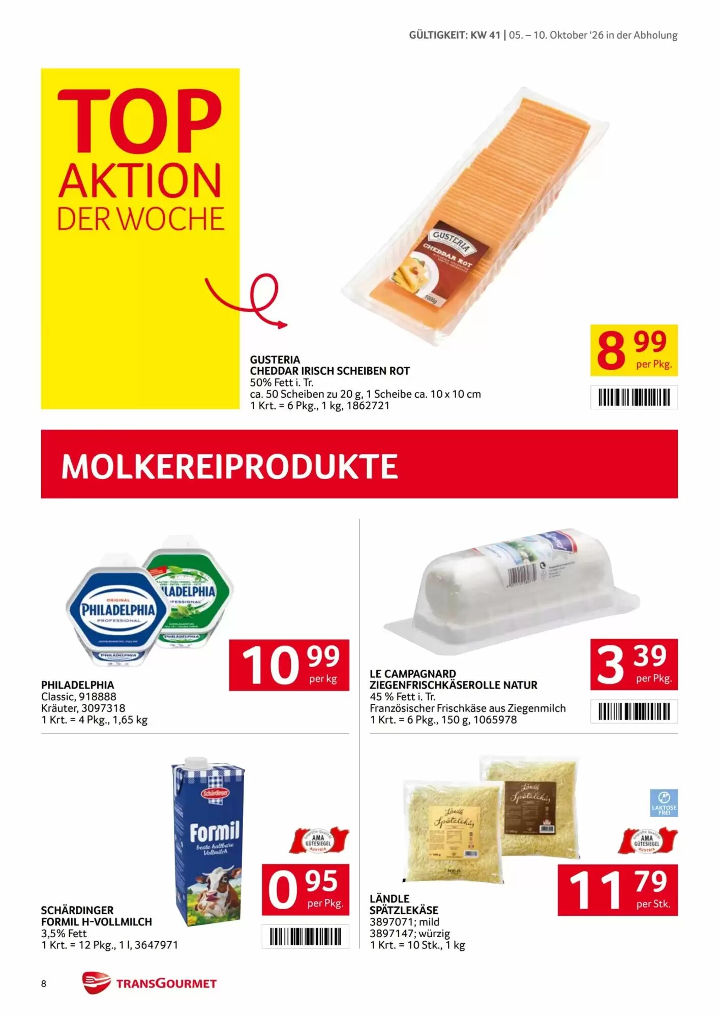 Transgourmet Flugblatt (ab 05.10.2026) - Angebote und Prospekt - Seite 8