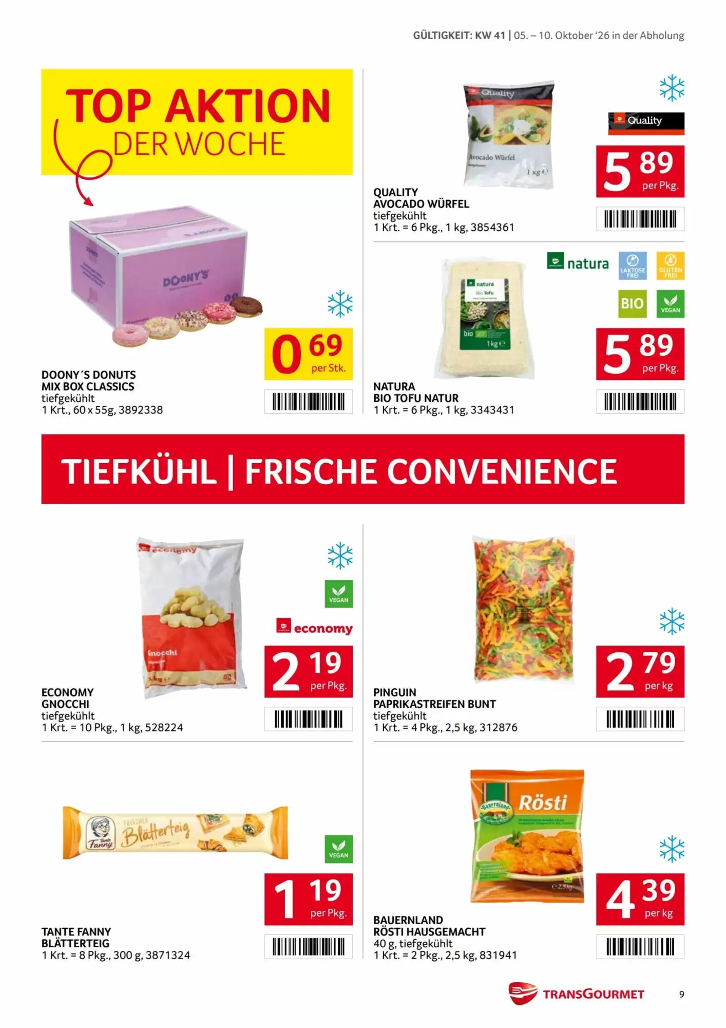 Transgourmet Flugblatt (ab 05.10.2026) - Angebote und Prospekt - Seite 9