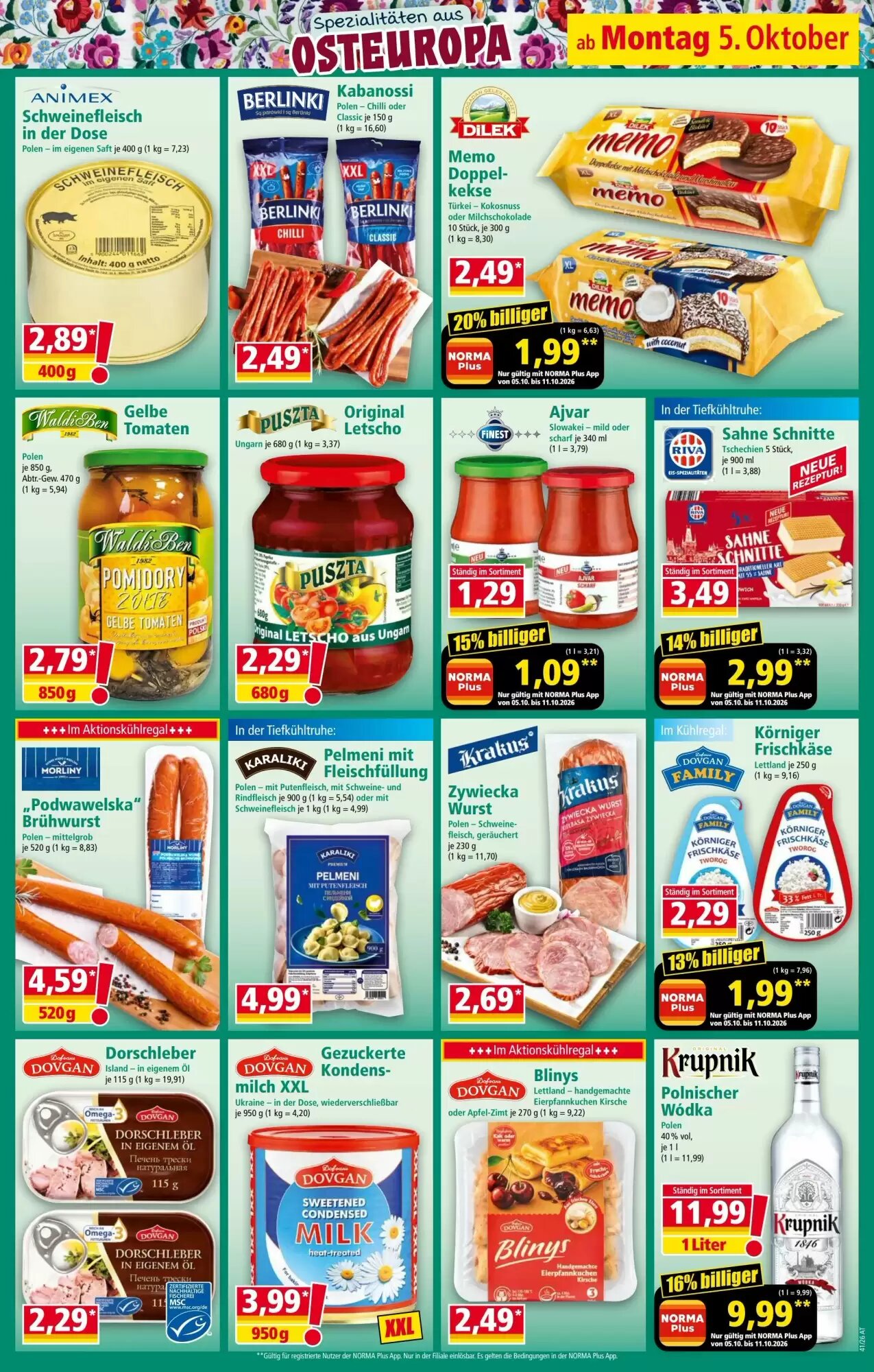 Norma Flugblatt (ab 05.10.2026) - Angebote und Prospekt - Seite 16