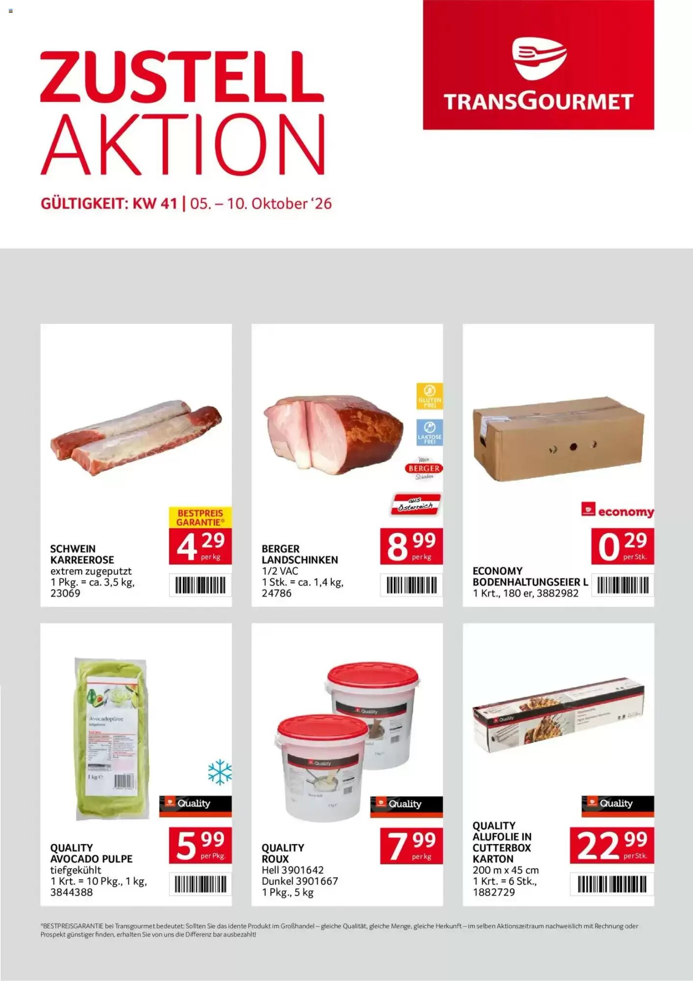 Transgourmet Flugblatt (ab 05.10.2026) - Angebote und Prospekt - Seite 1