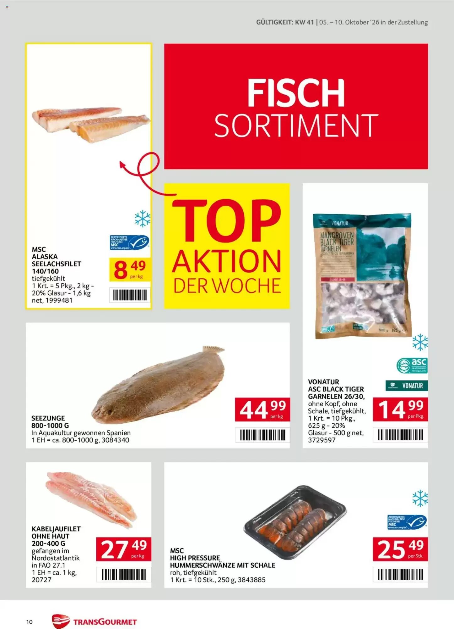 Transgourmet Flugblatt (ab 05.10.2026) - Angebote und Prospekt - Seite 10