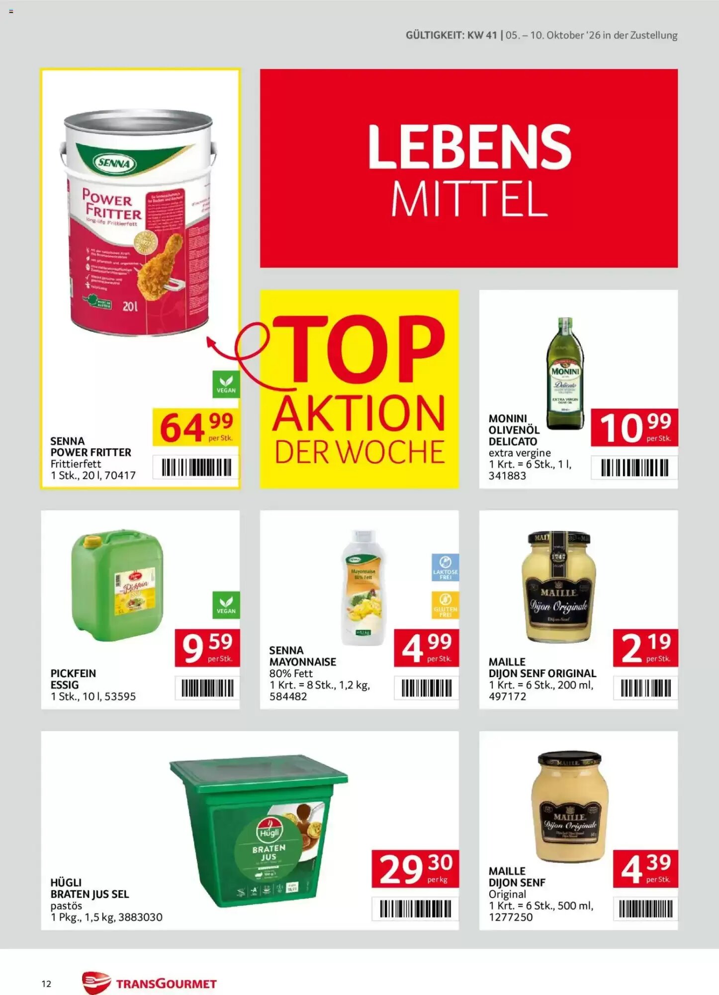 Transgourmet Flugblatt (ab 05.10.2026) - Angebote und Prospekt - Seite 12