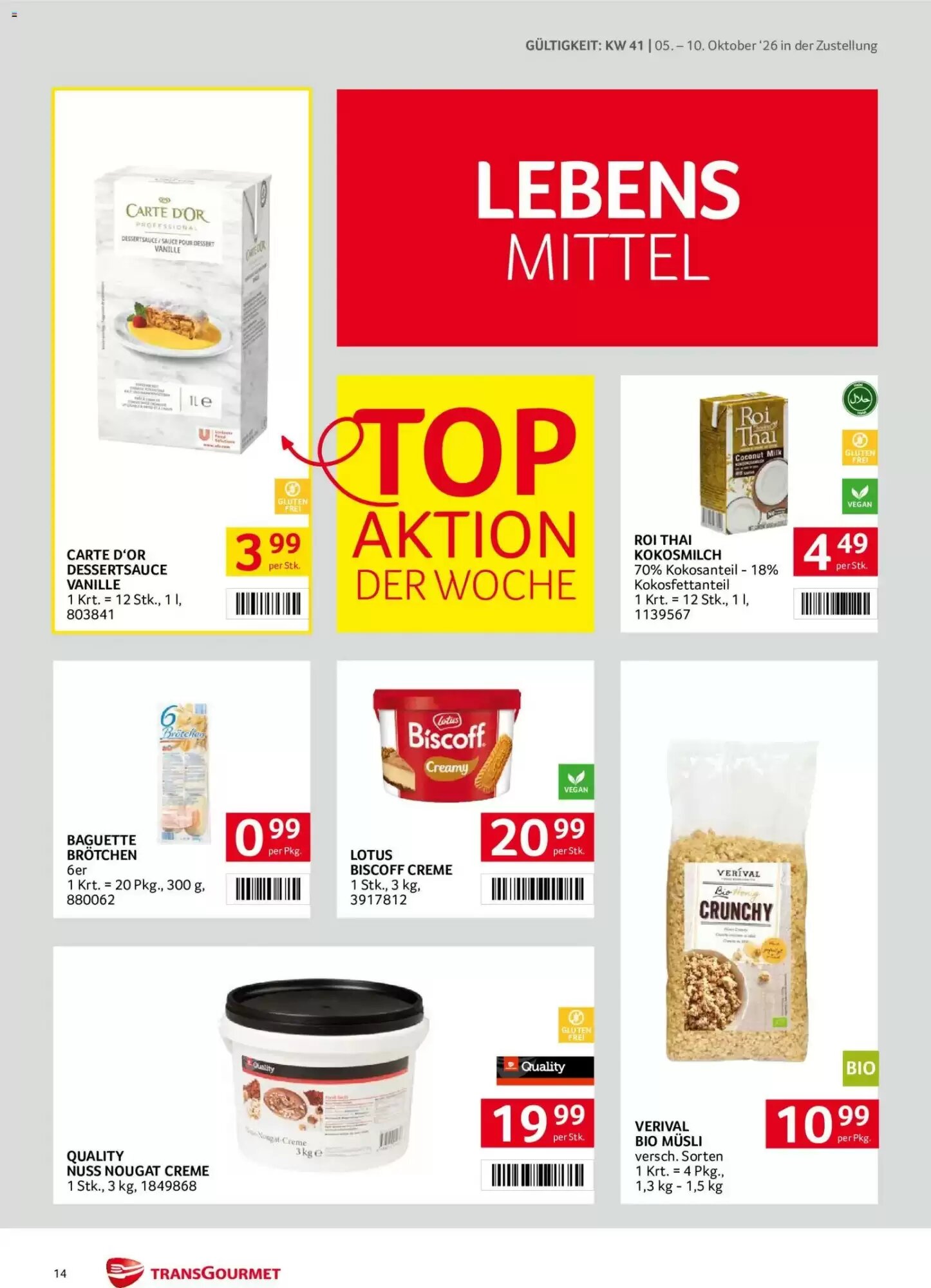 Transgourmet Flugblatt (ab 05.10.2026) - Angebote und Prospekt - Seite 14
