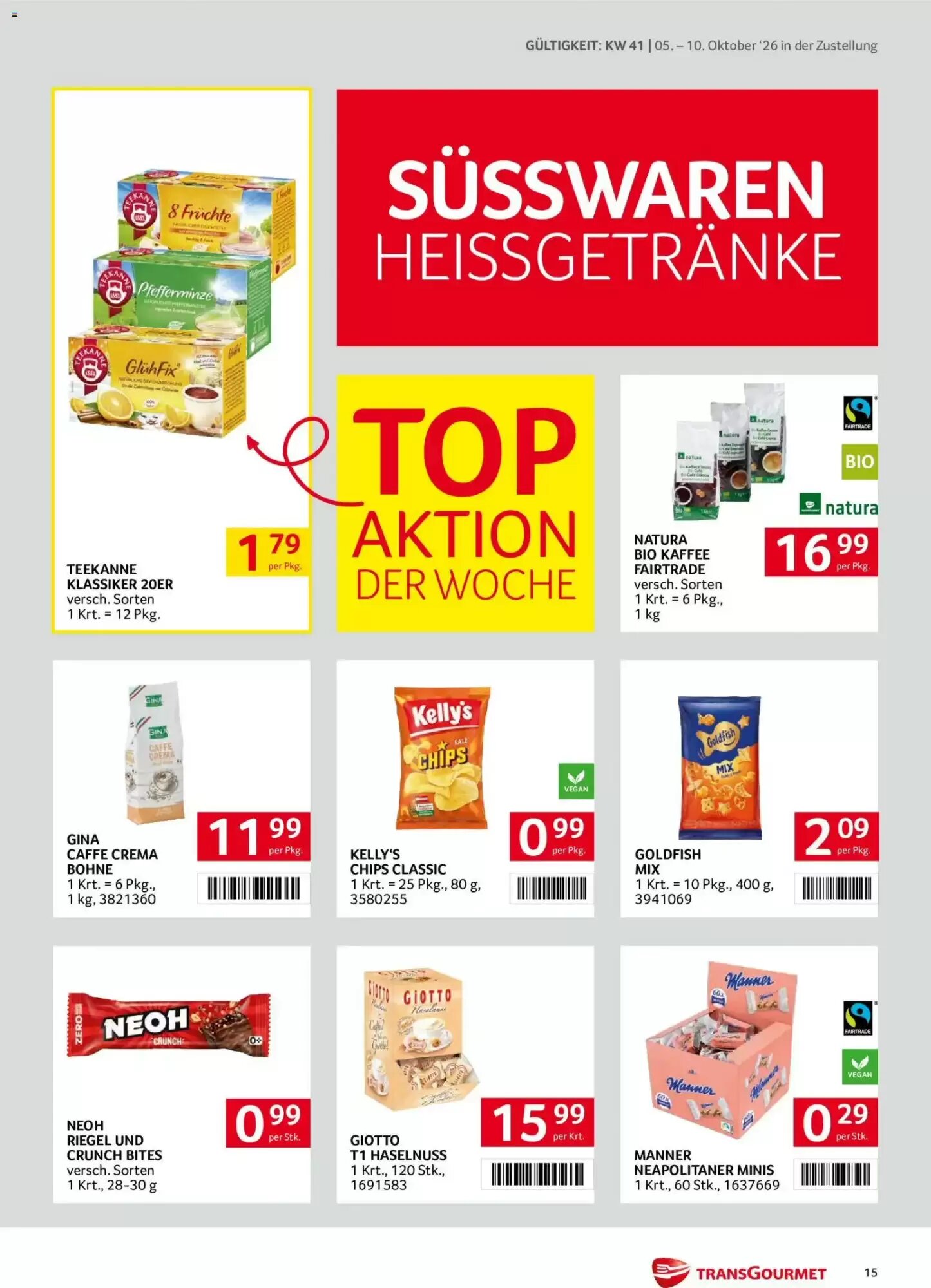 Transgourmet Flugblatt (ab 05.10.2026) - Angebote und Prospekt - Seite 15