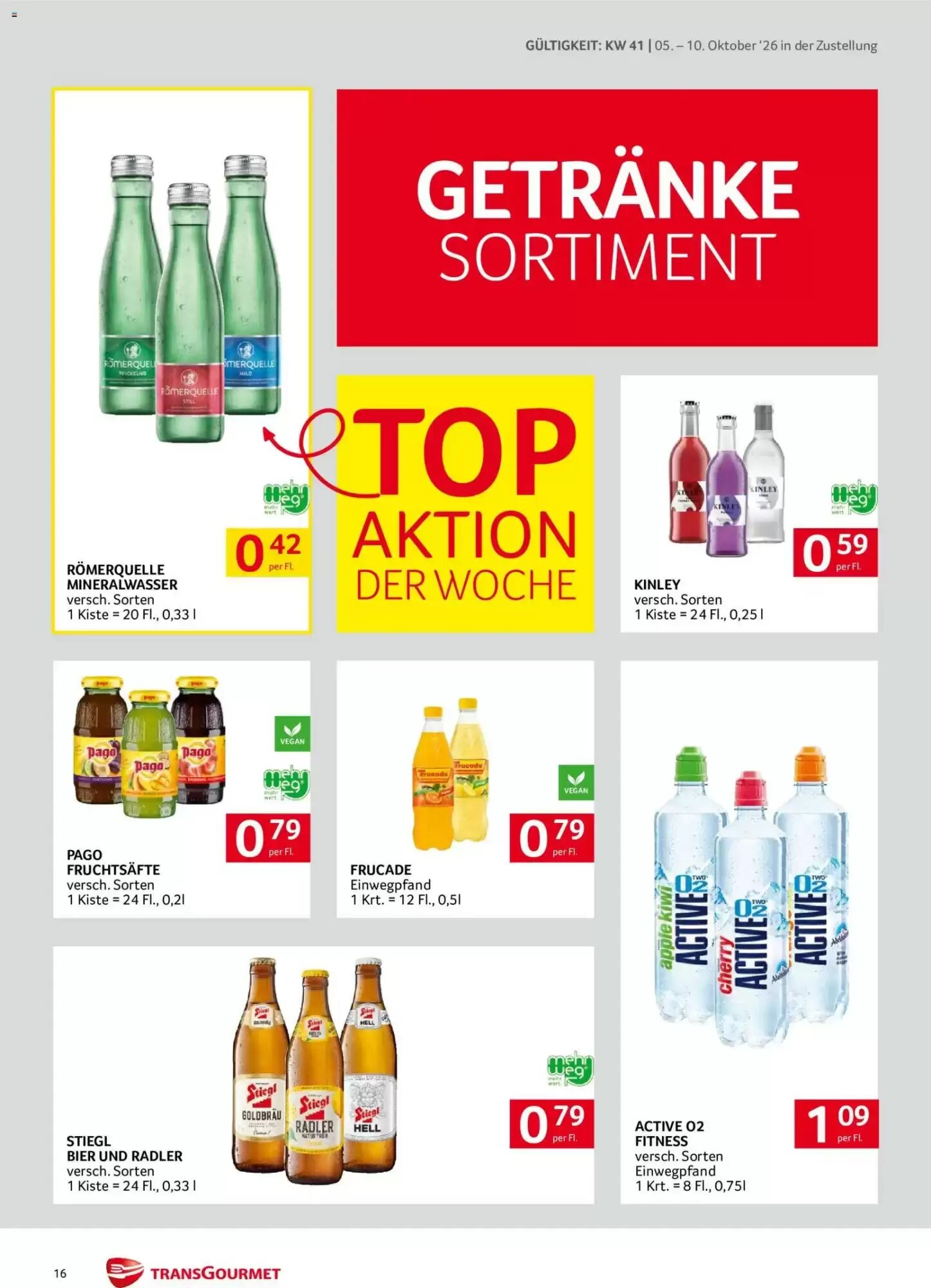 Transgourmet Flugblatt (ab 05.10.2026) - Angebote und Prospekt - Seite 16