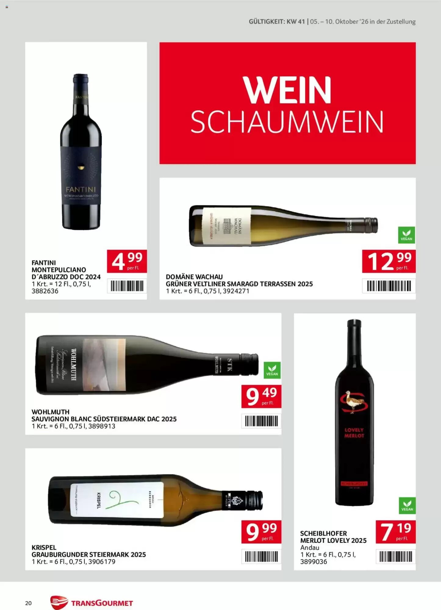 Transgourmet Flugblatt (ab 05.10.2026) - Angebote und Prospekt - Seite 20