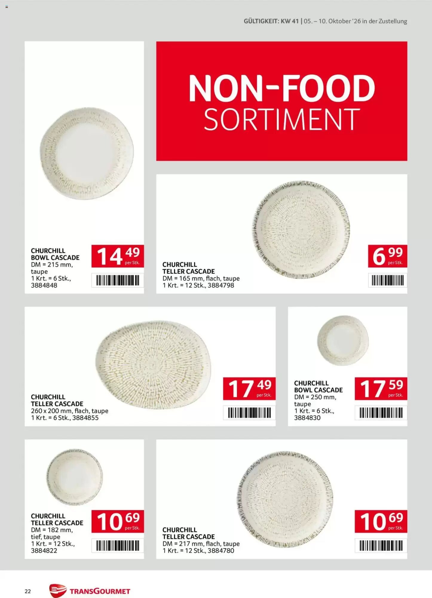 Transgourmet Flugblatt (ab 05.10.2026) - Angebote und Prospekt - Seite 22